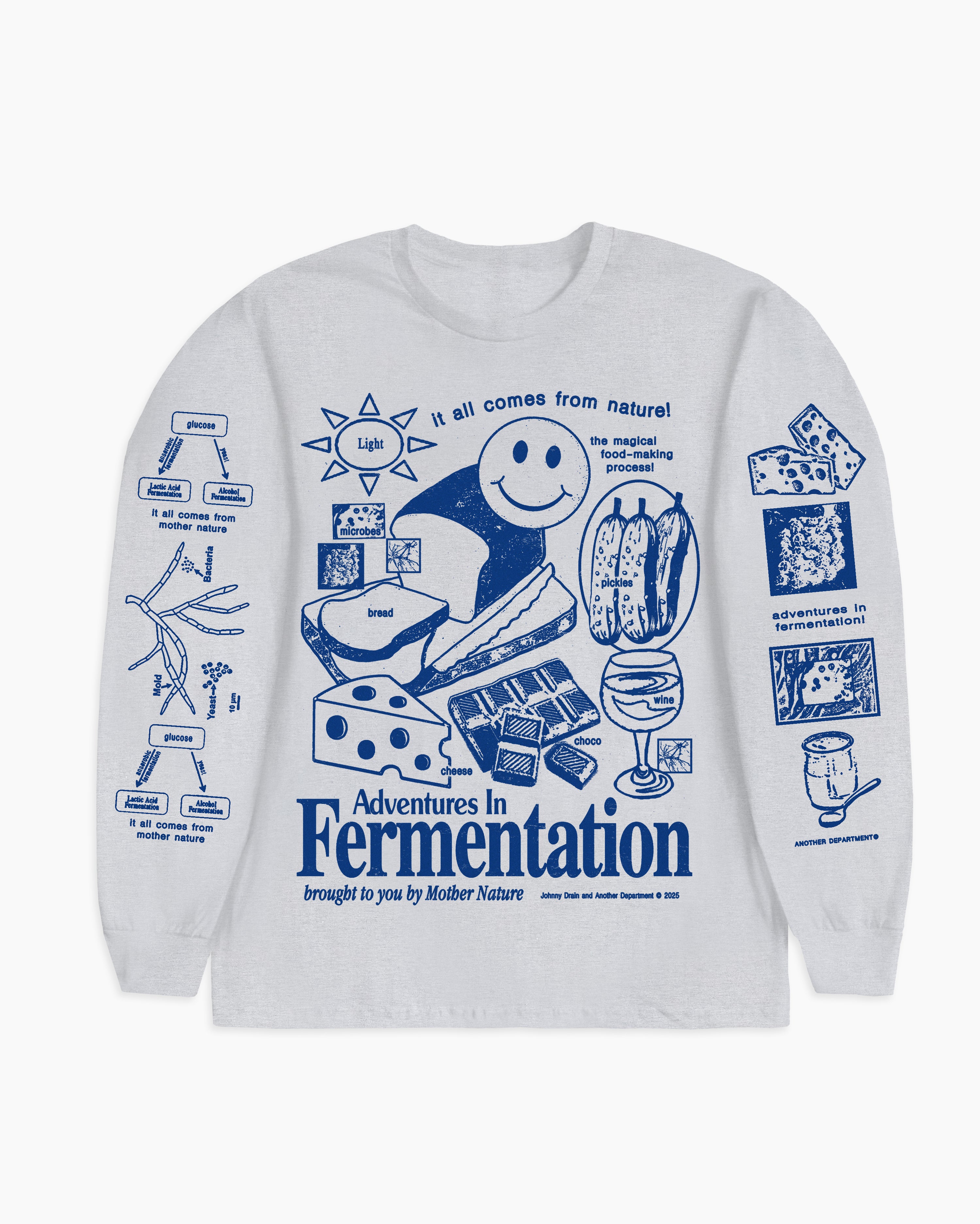 Fermentation Longsleeve - Ash Grey