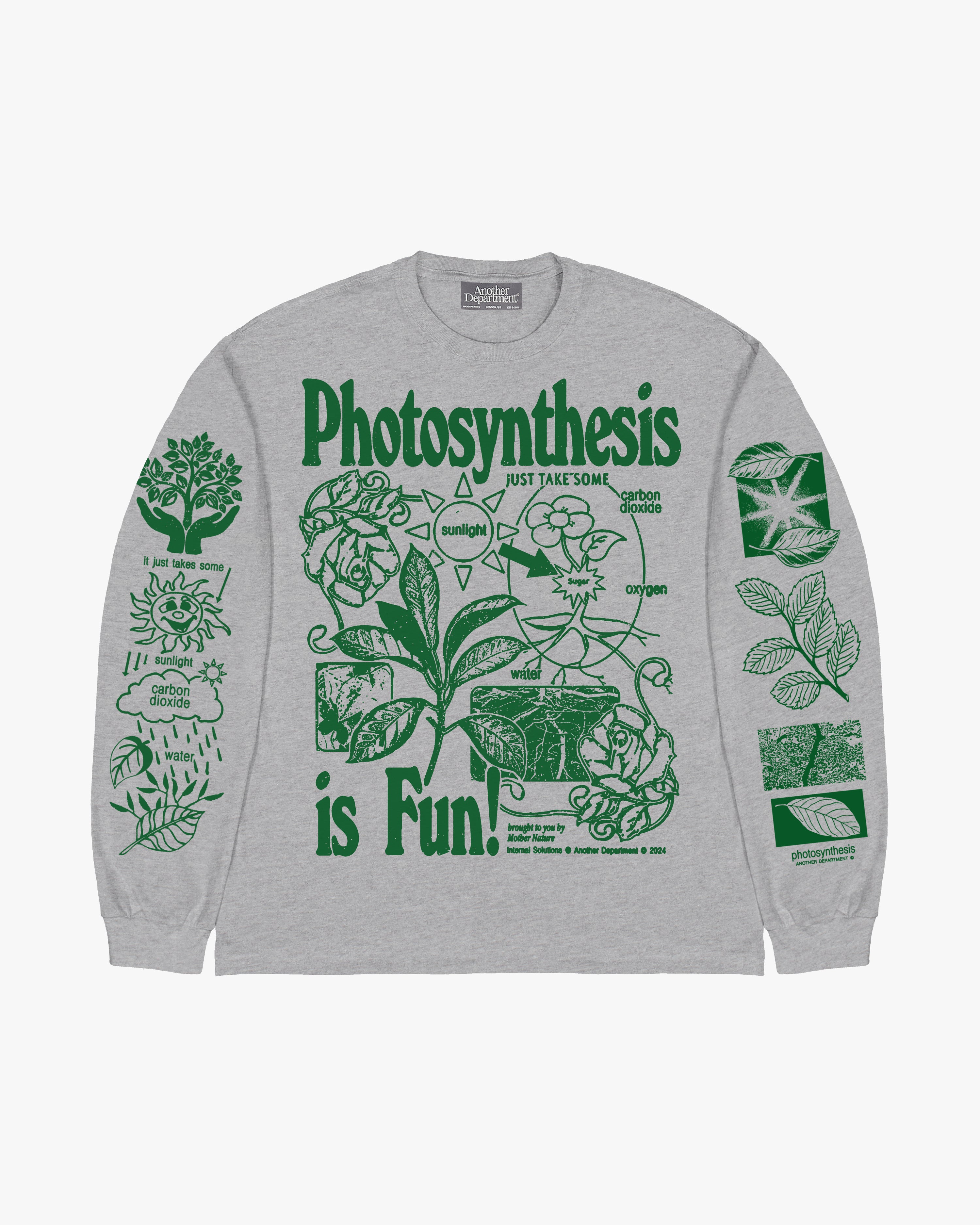 Photosynthesis Longsleeve - Ash Grey