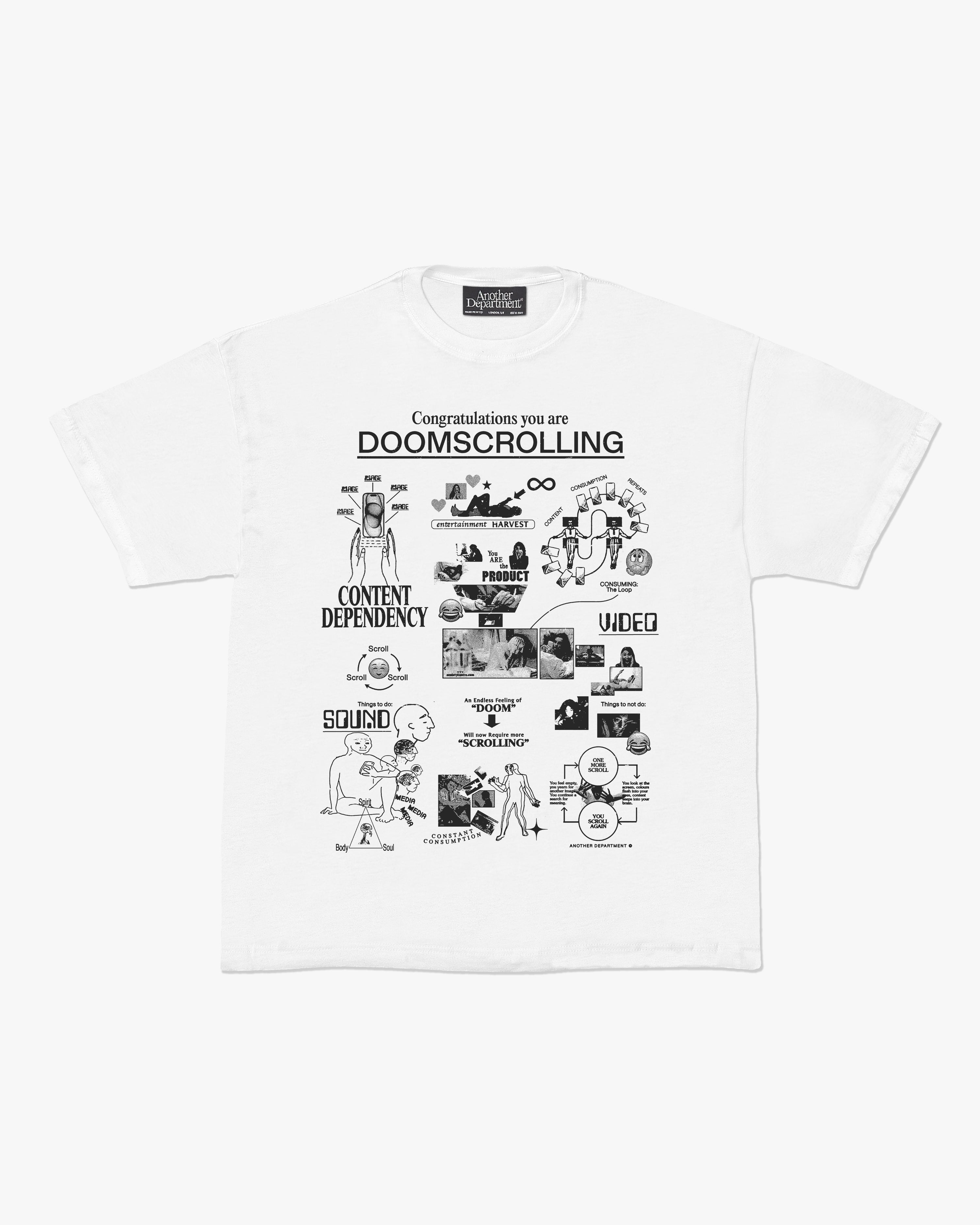 Doomscrolling T-Shirt - White