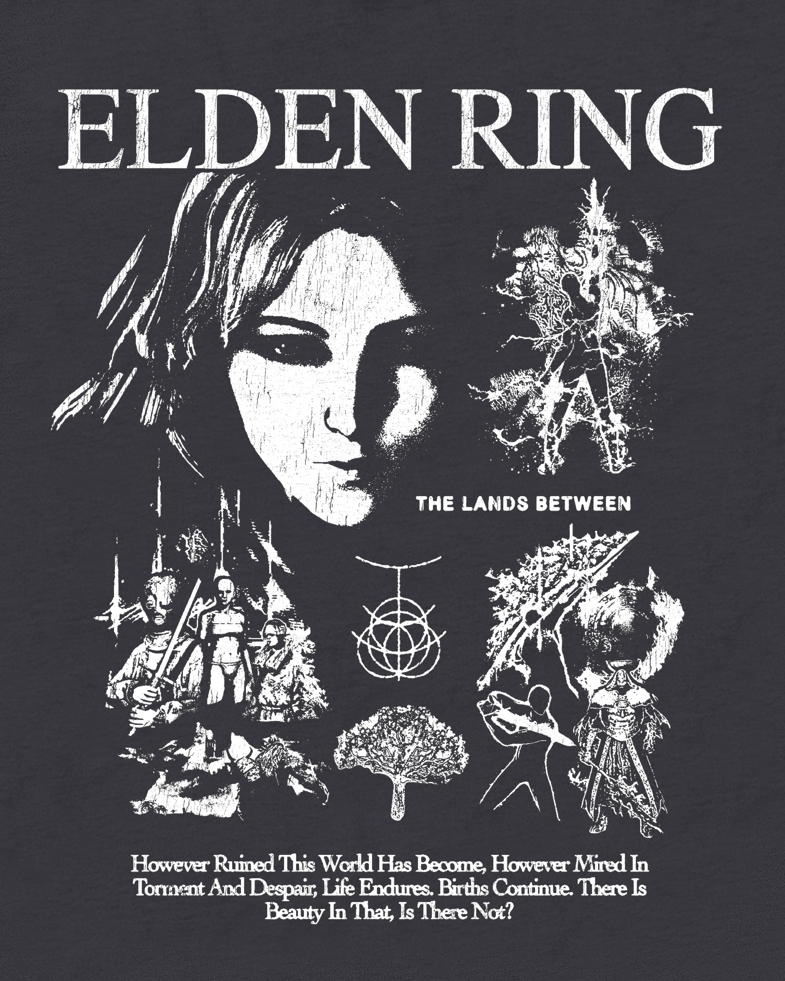 ELDEN RING T-Shirt -  Charcoal