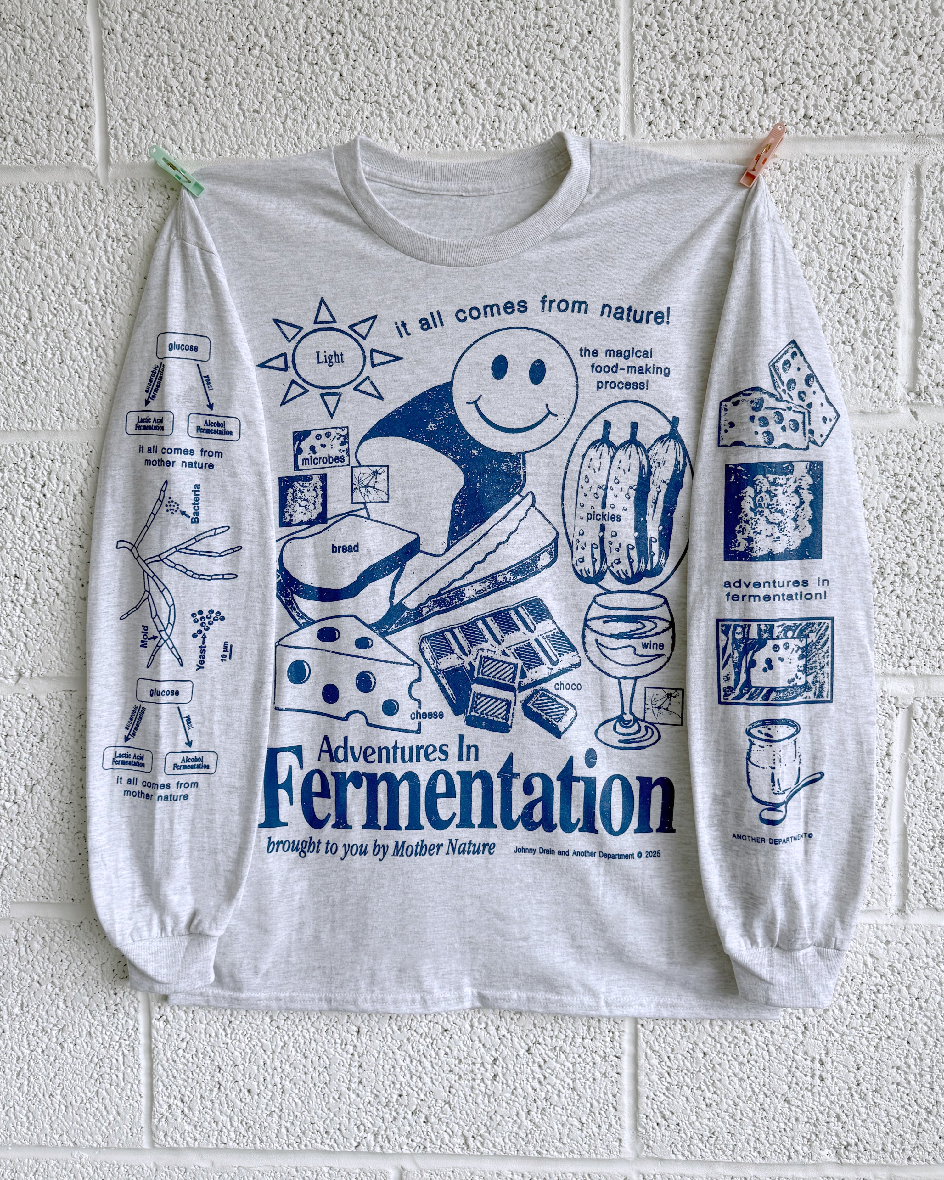 Fermentation Longsleeve - Ash Grey