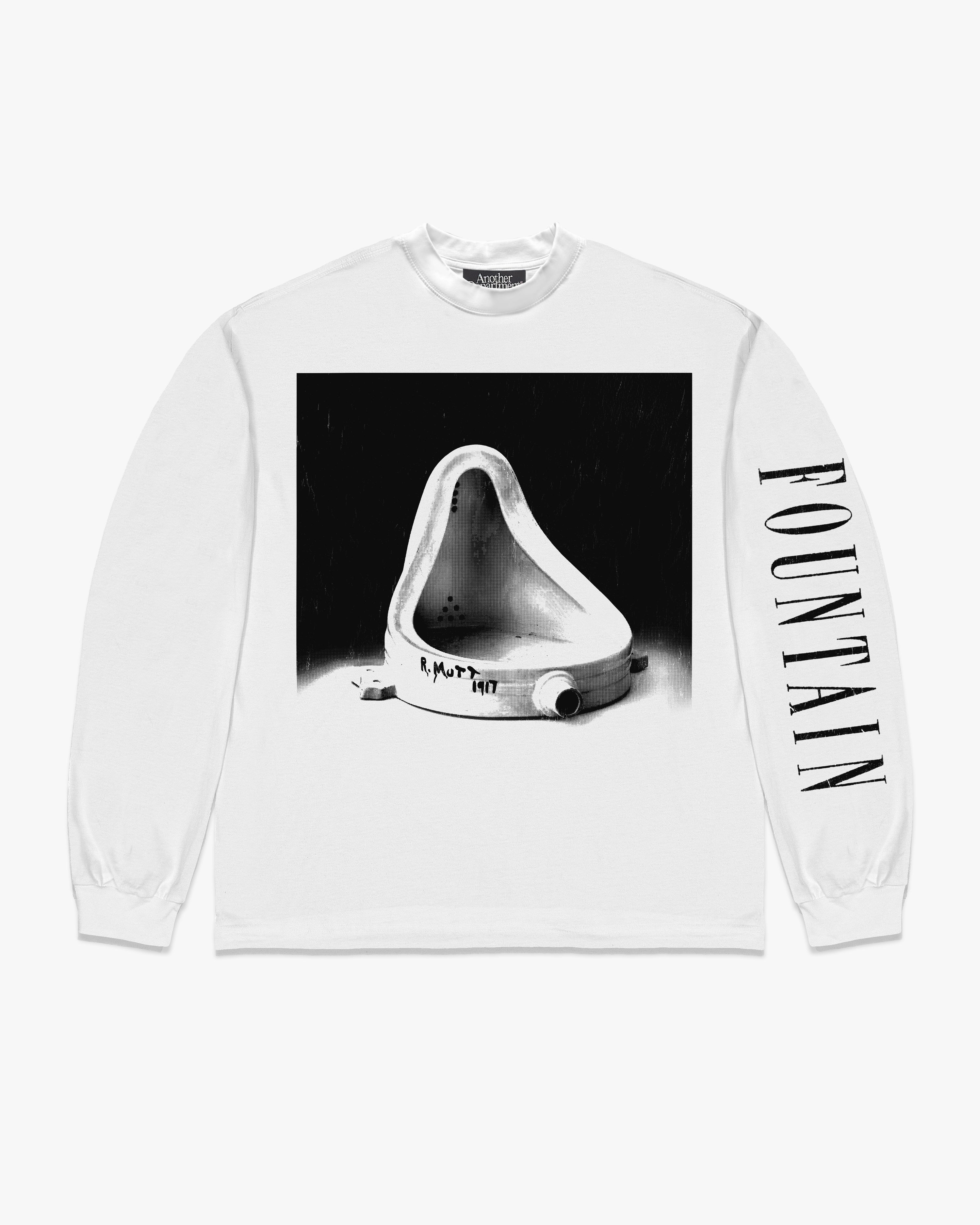 FOUNTAIN Marcel Duchamp Longsleeve - White