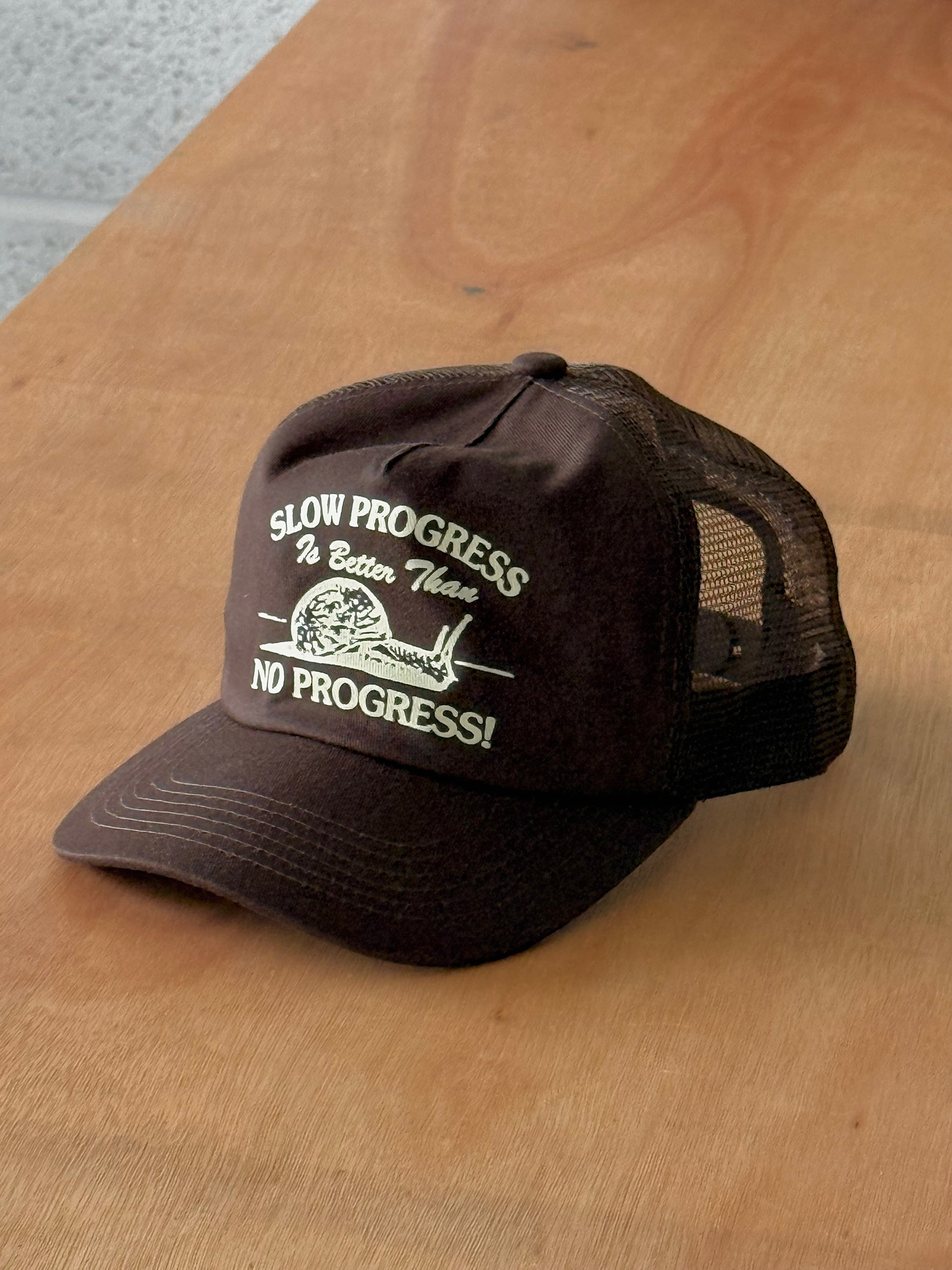 Slow Progress Trucker - Brown