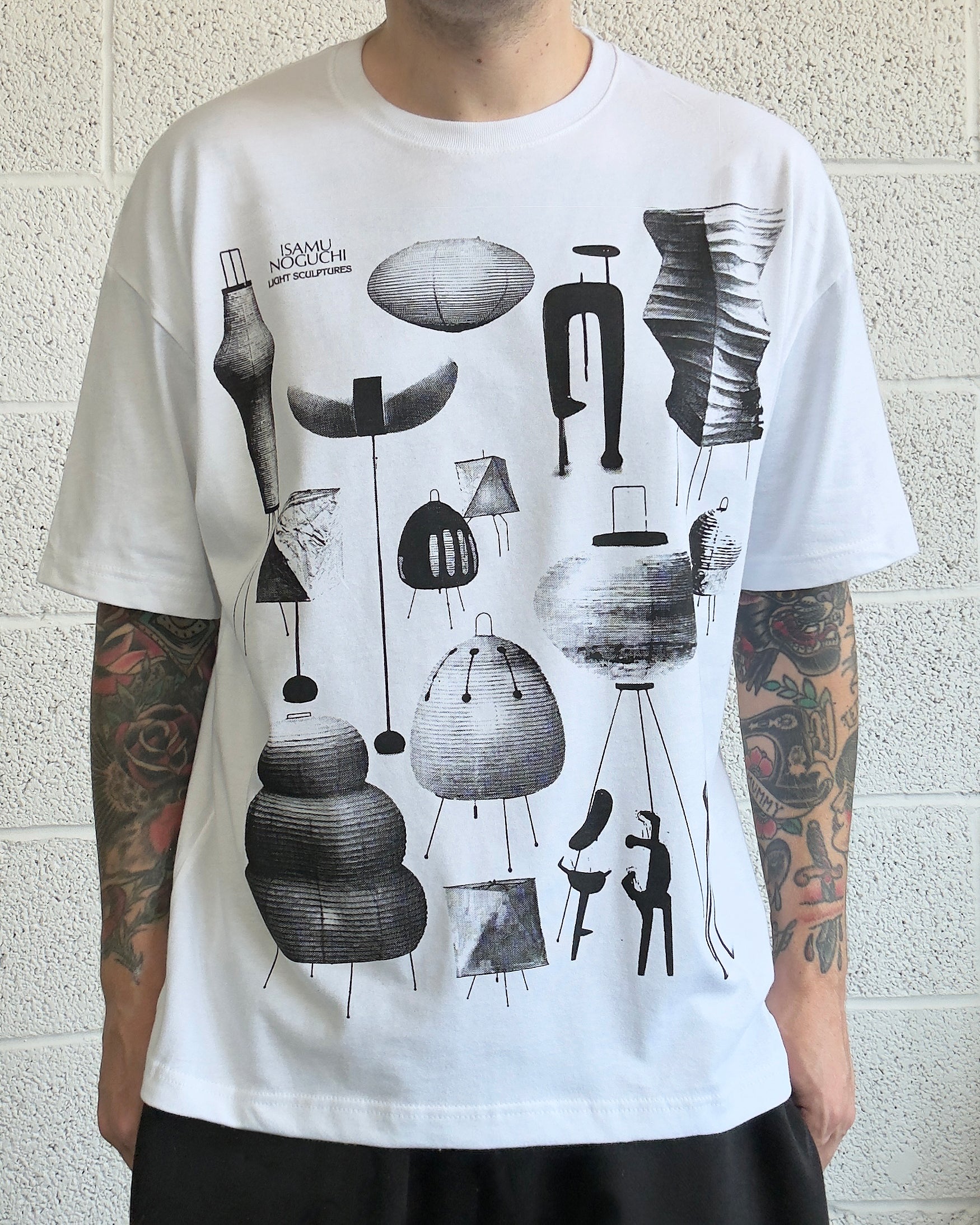 NOGUCHI Lamp T-Shirt - White