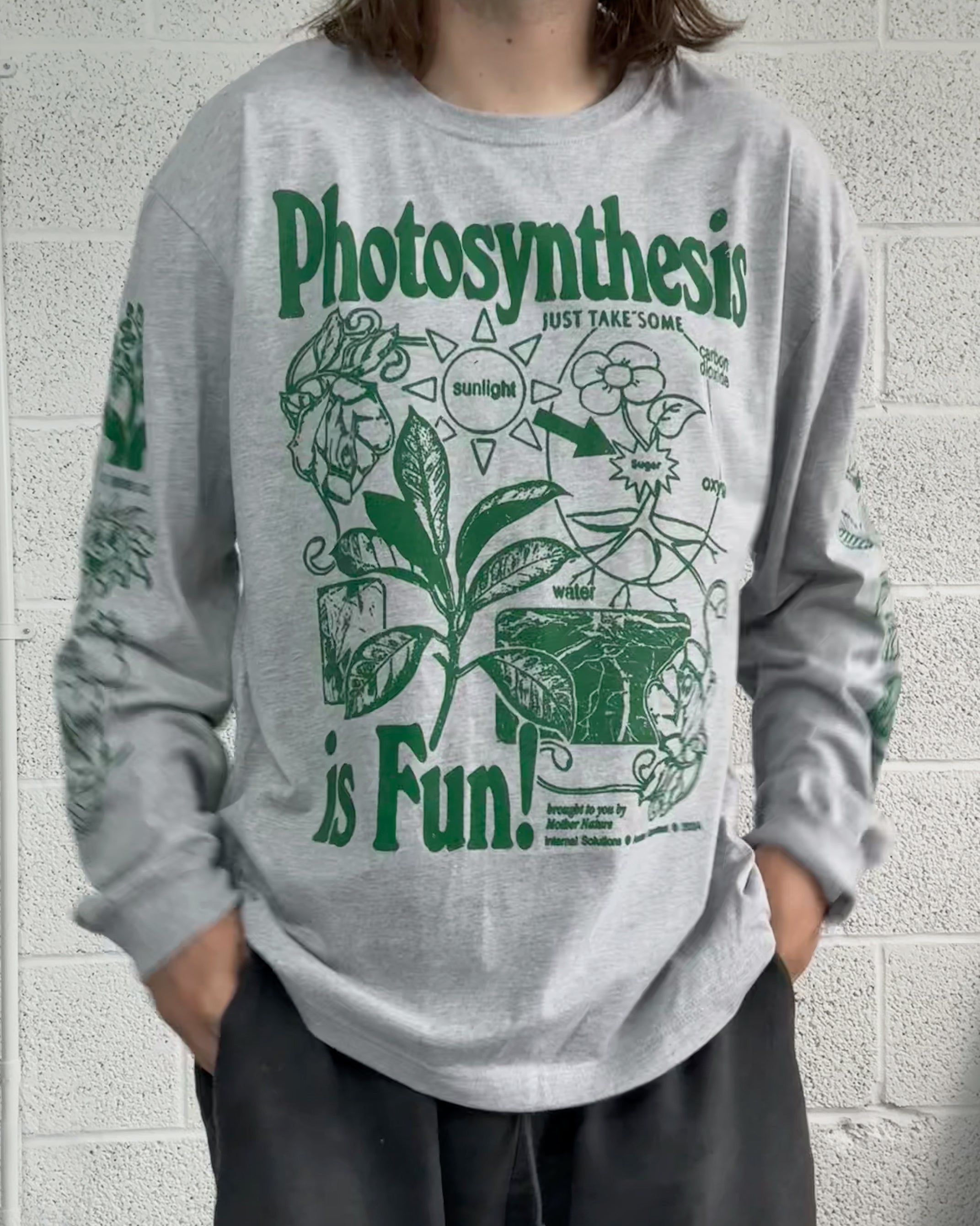 Photosynthesis Longsleeve - Ash Grey