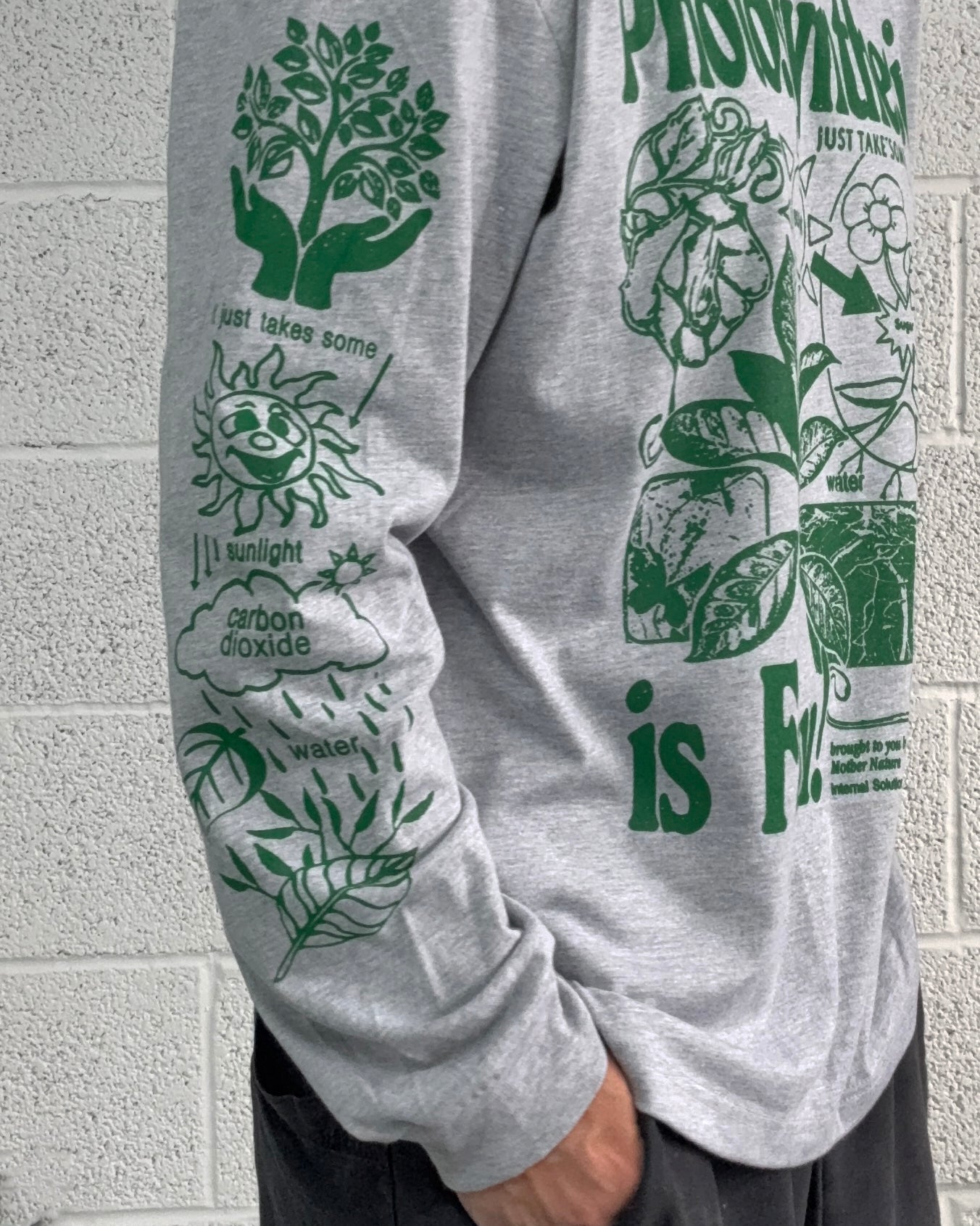 Photosynthesis Longsleeve - Ash Grey