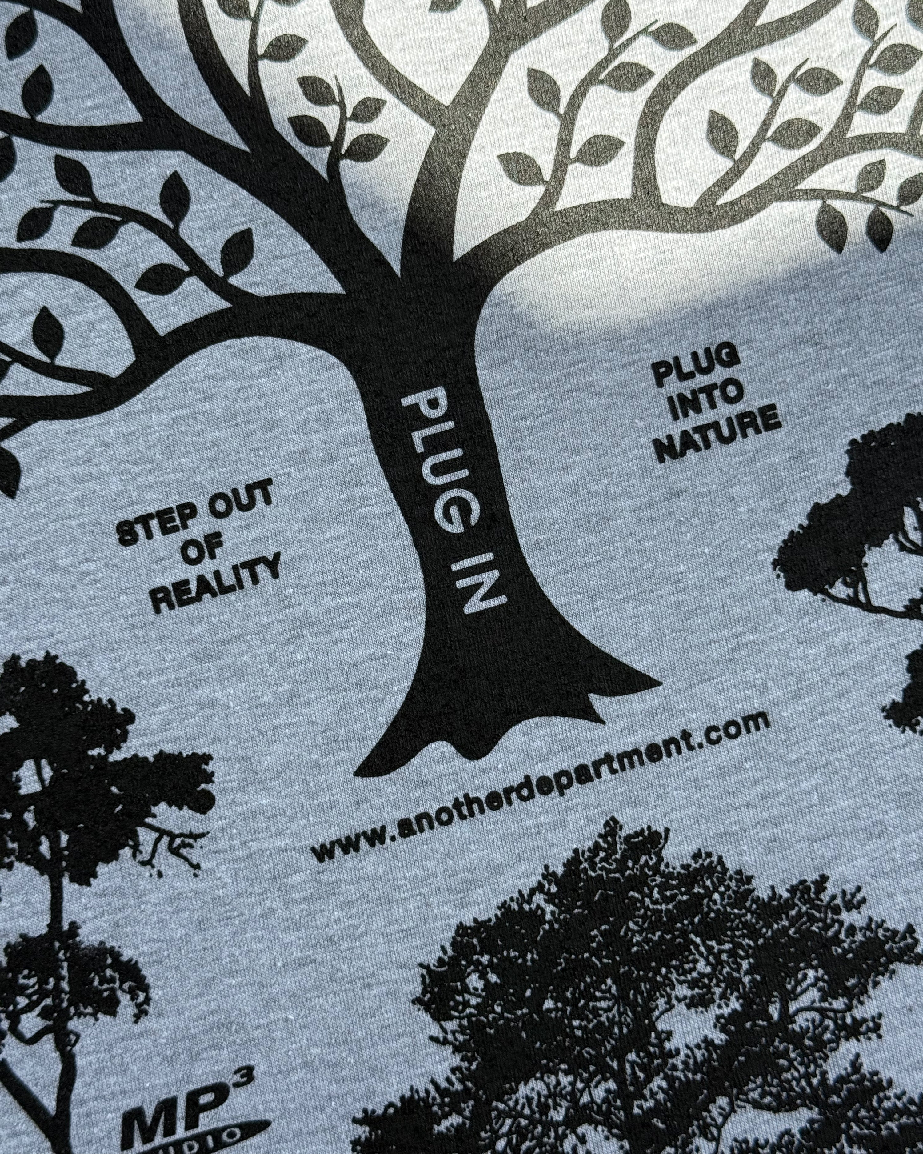 Plug Into Nature T-Shirt - Grey
