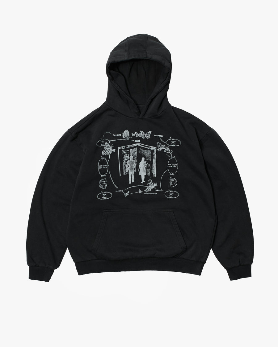 Seeking Hoodie - Washed Black