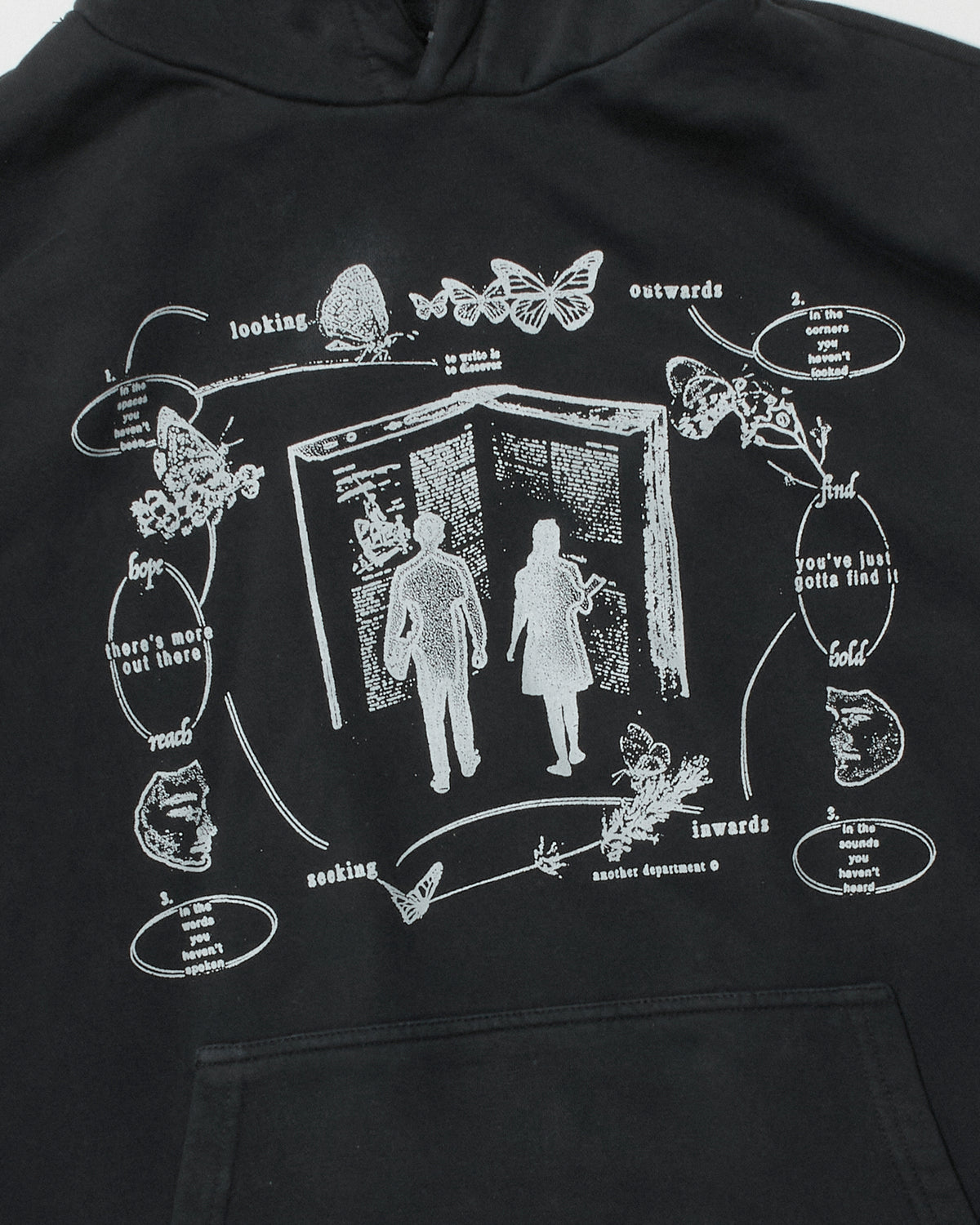 Seeking Hoodie - Washed Black