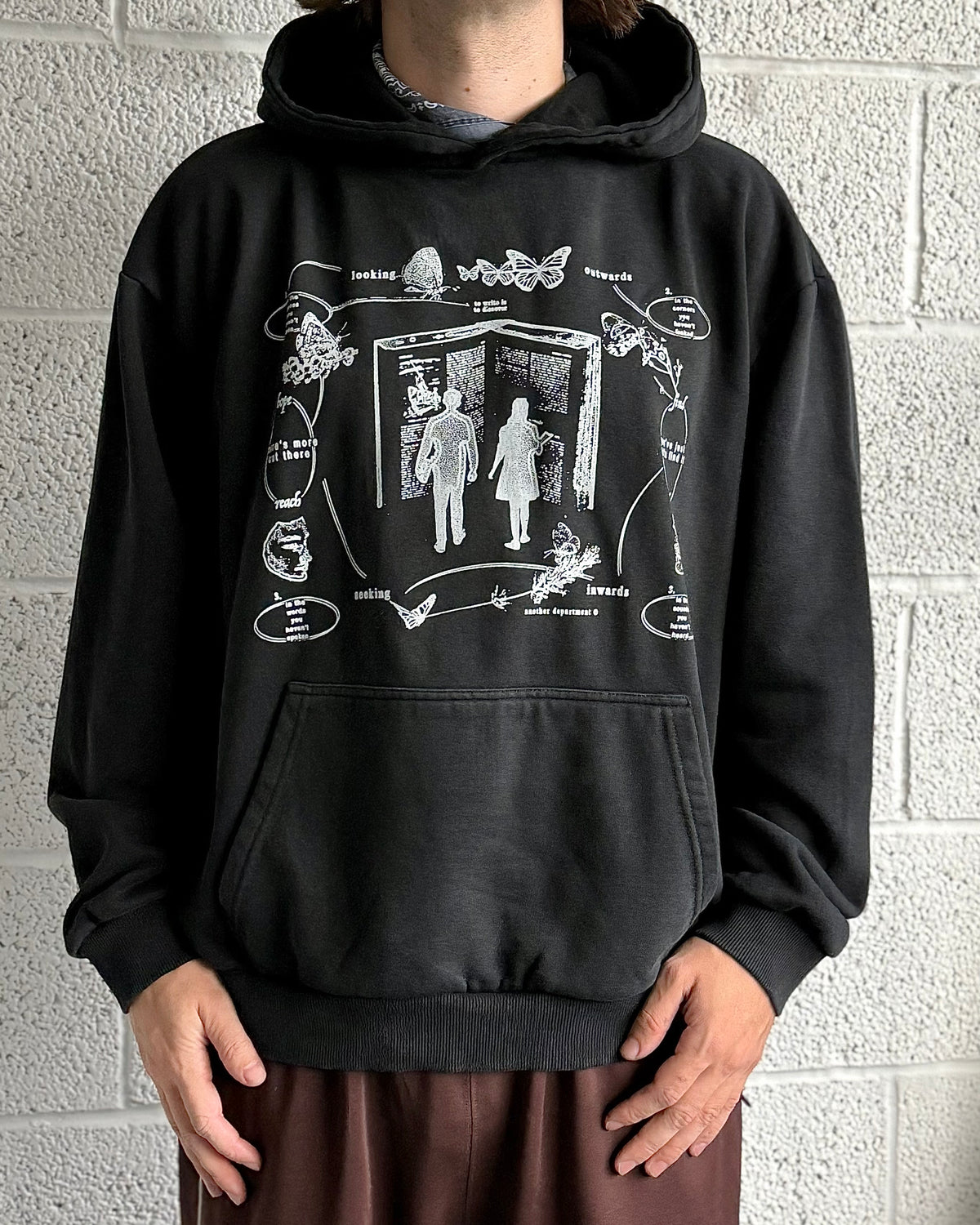 Seeking Hoodie - Washed Black