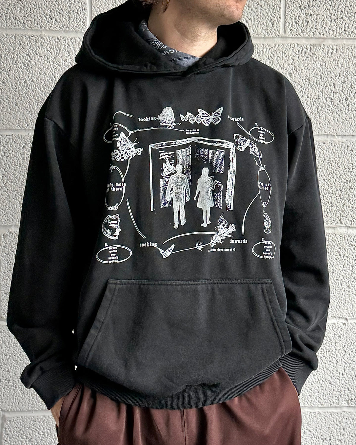 Seeking Hoodie - Washed Black