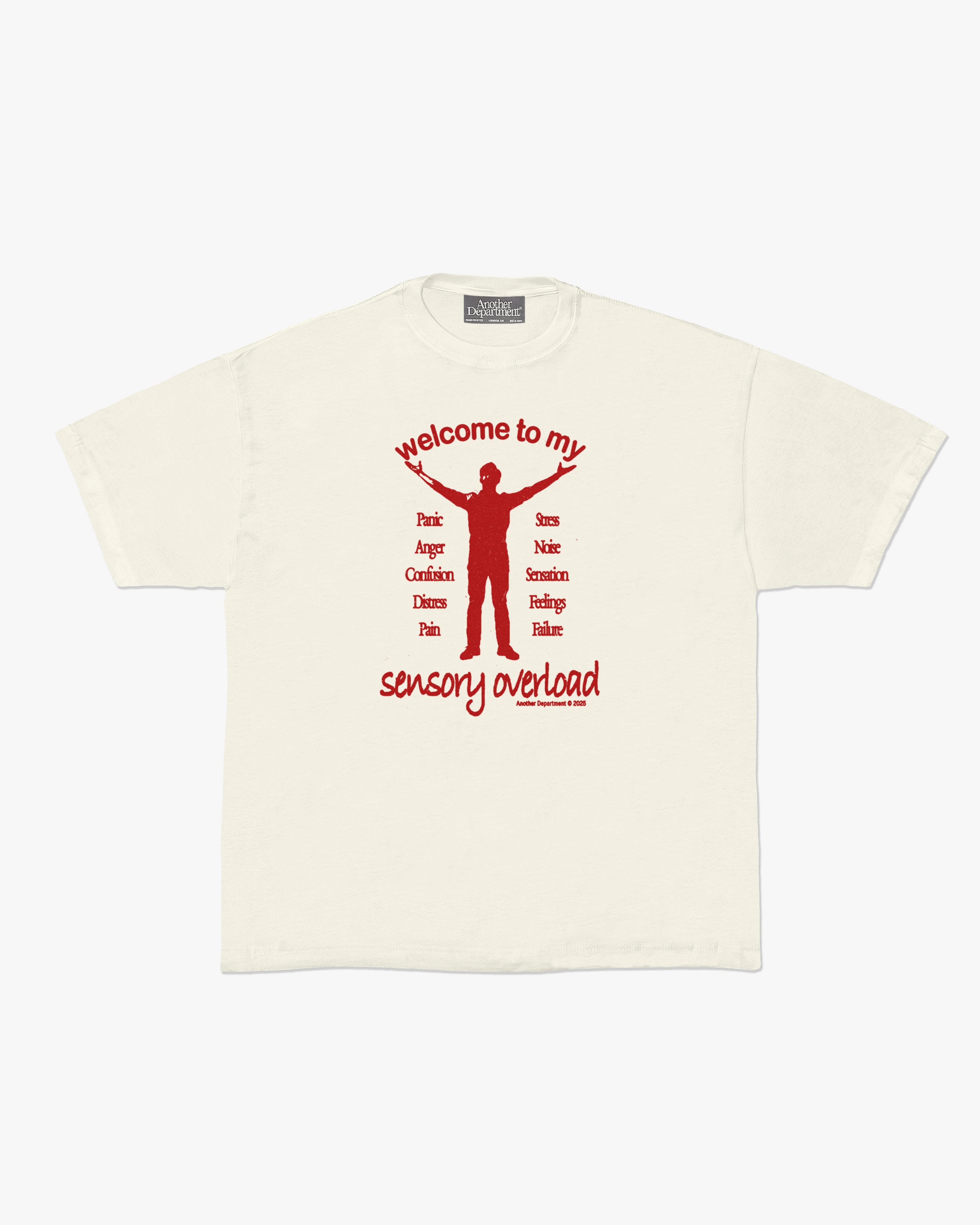 Sensory Overload T-Shirt - Stone
