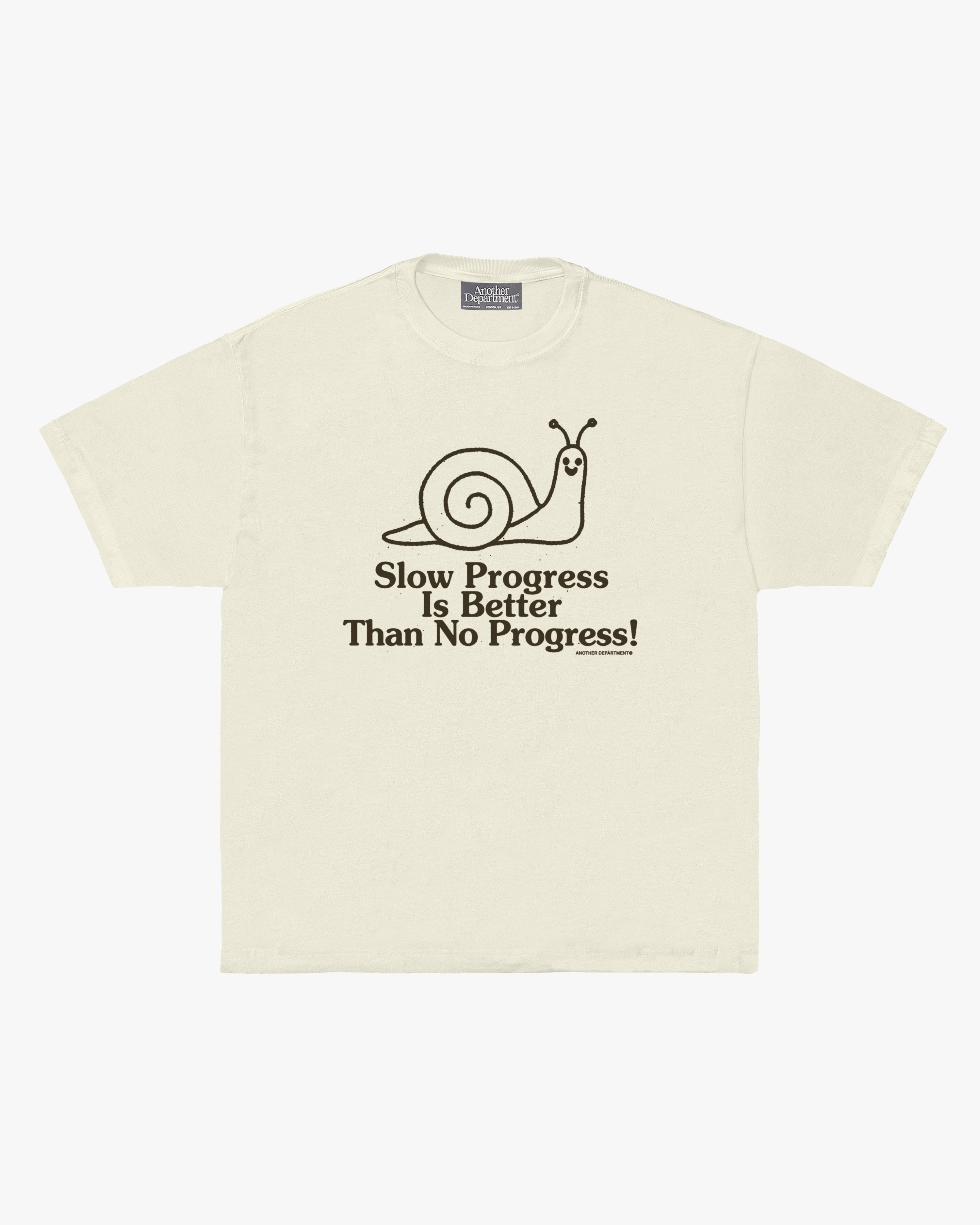 Slow Progress T-Shirt - Stone