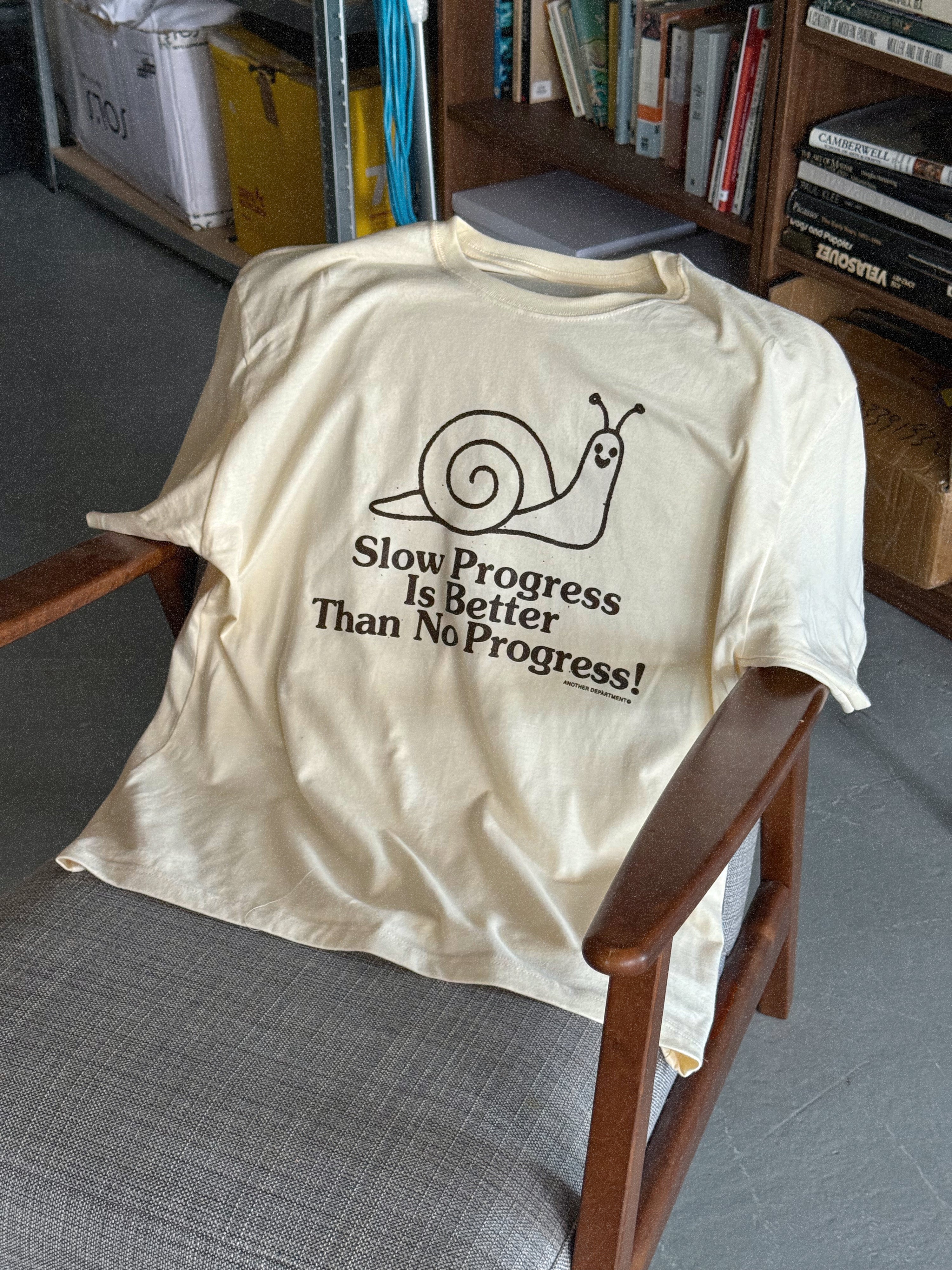 Slow Progress T-Shirt - Stone