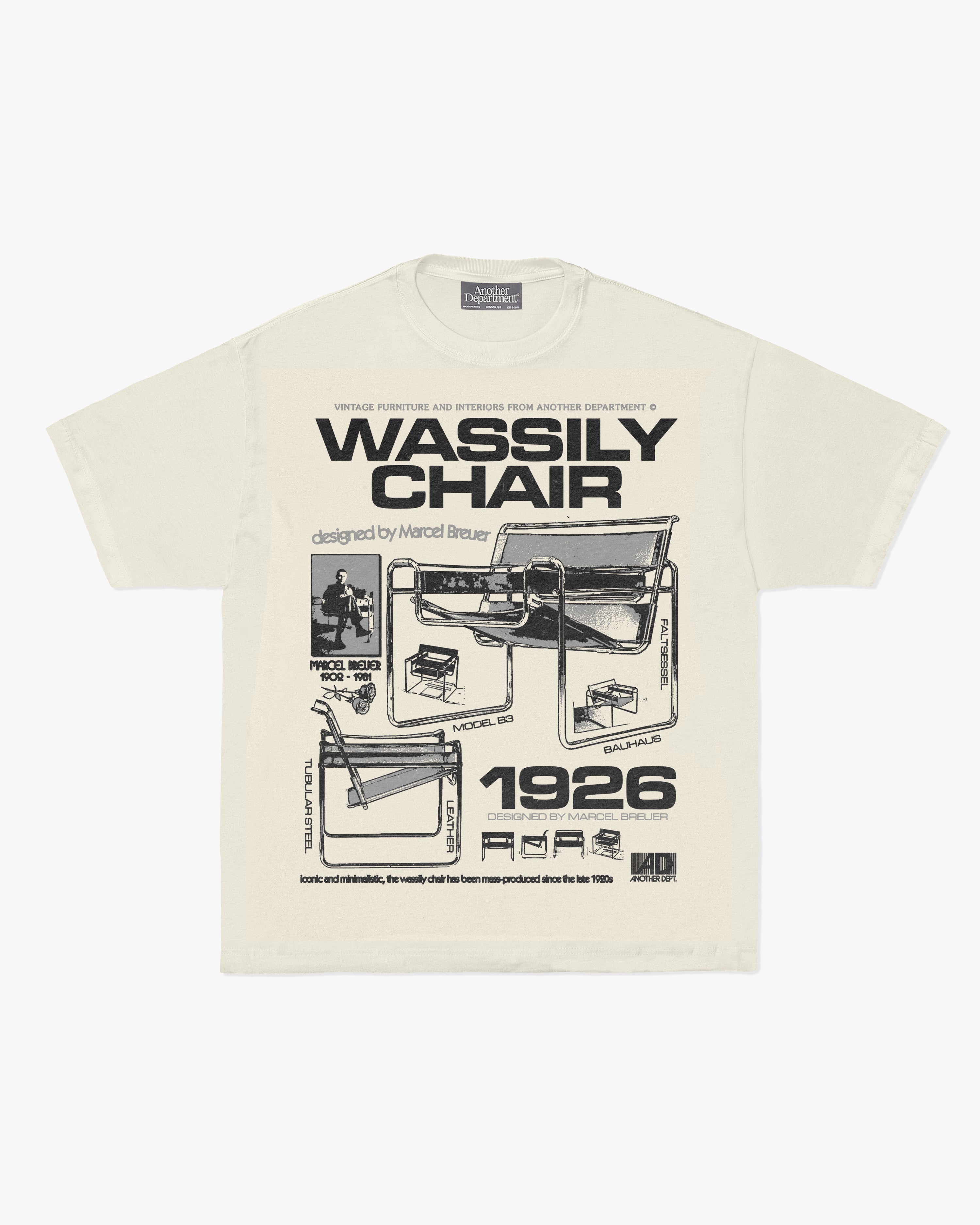 Wassily Chair T-Shirt - Stone