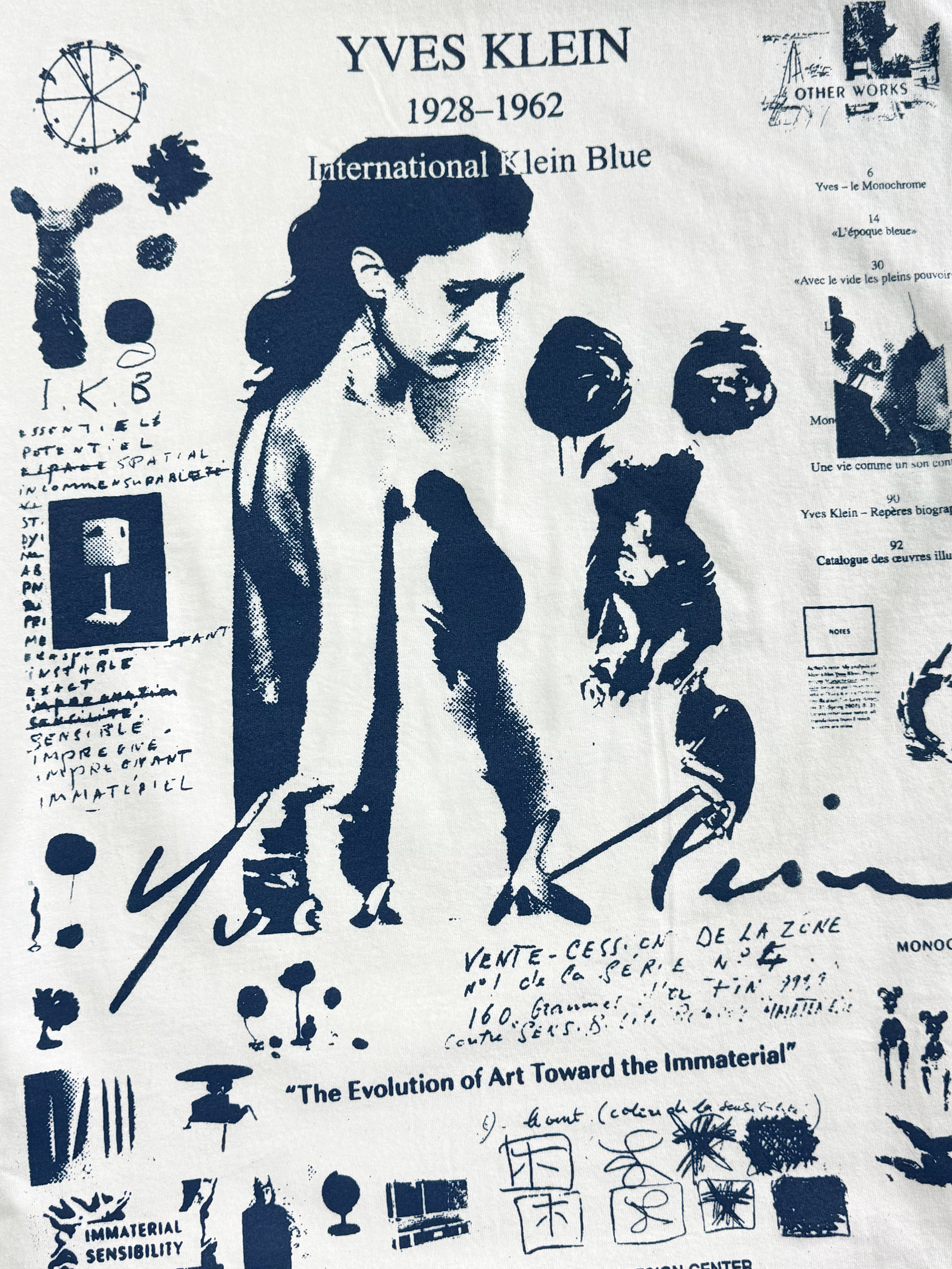 YVES KLEIN T-Shirt -  White