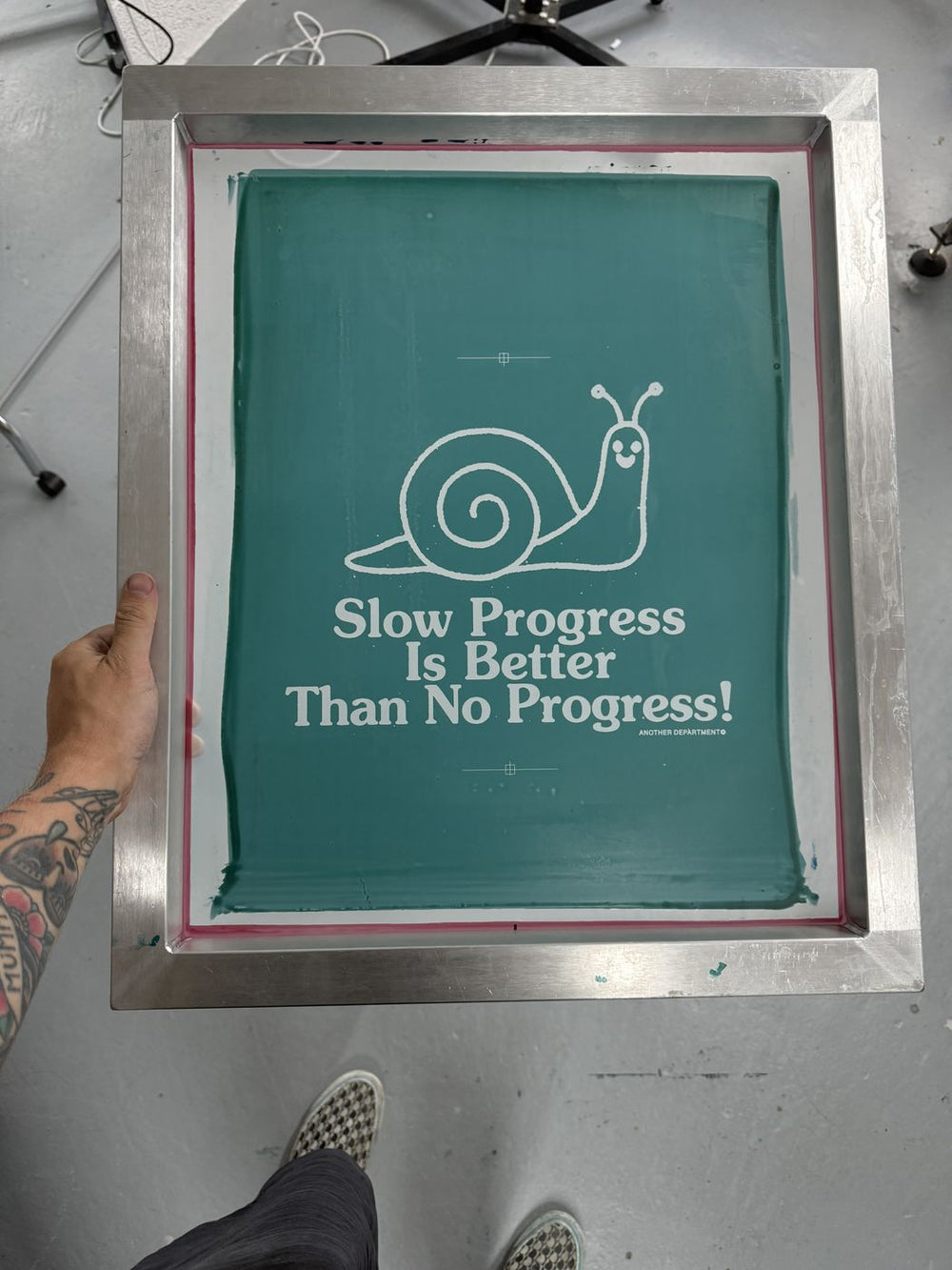 Slow Progress screen