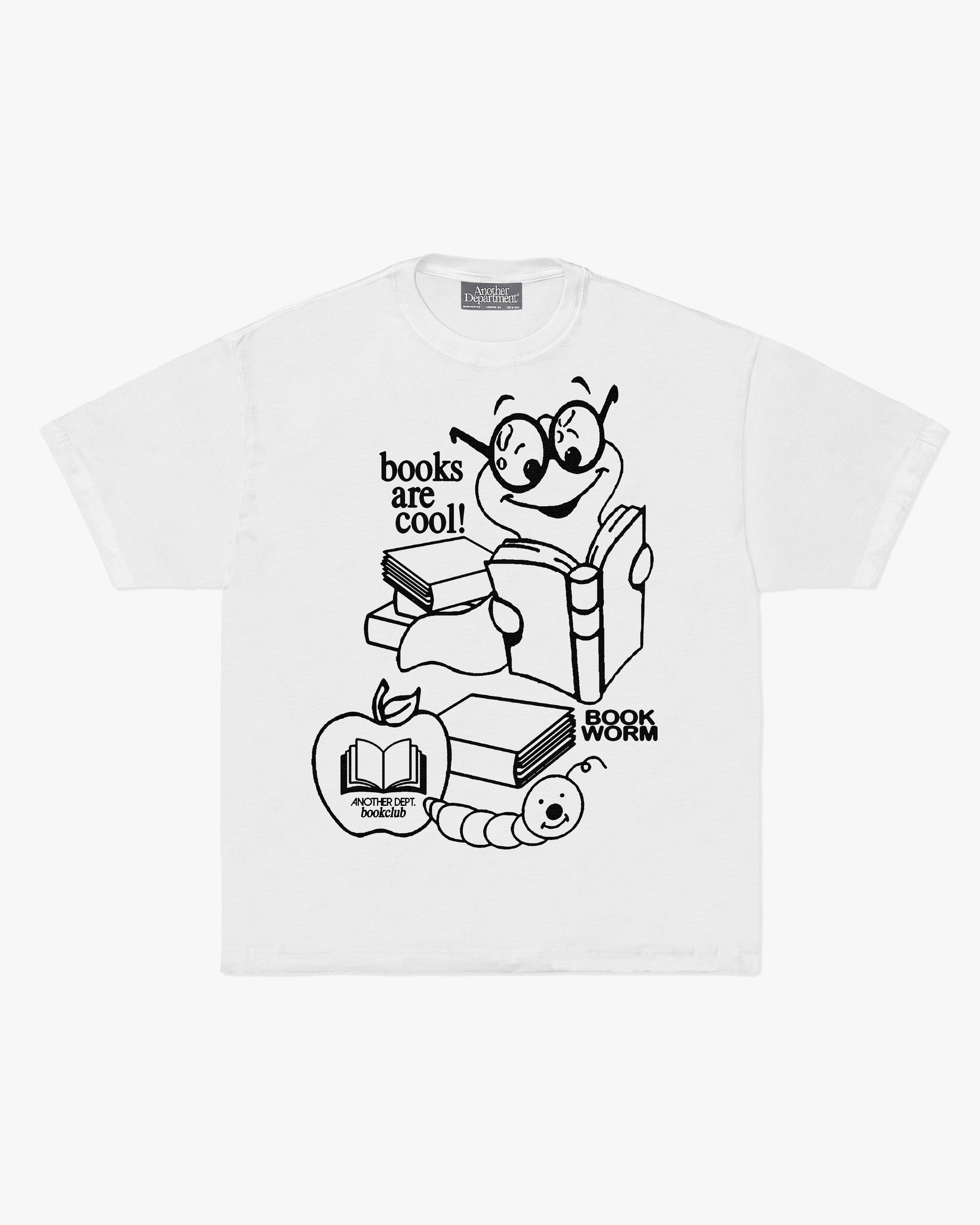 Bookworm T-Shirt - White