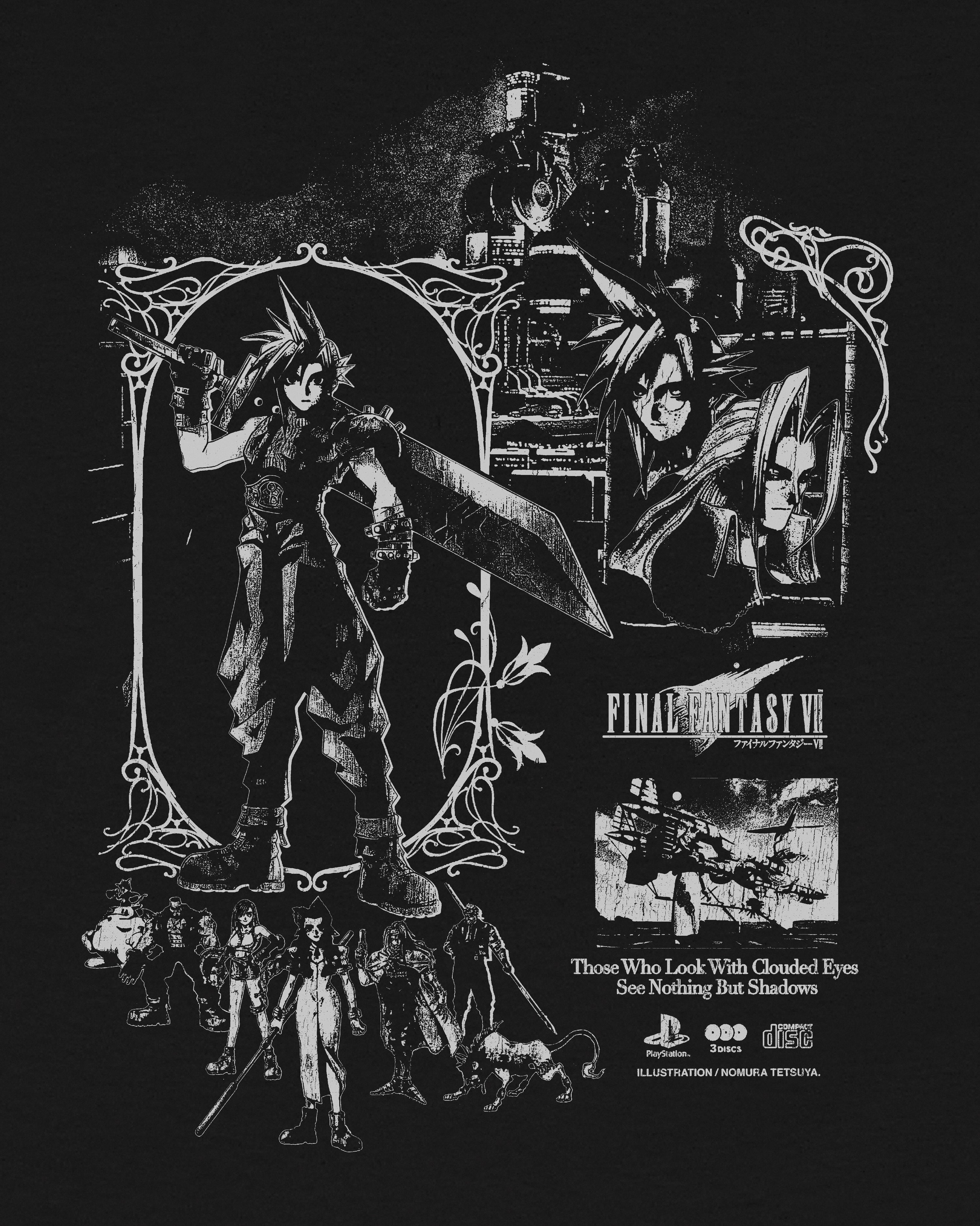 FF7 T-Shirt - Black