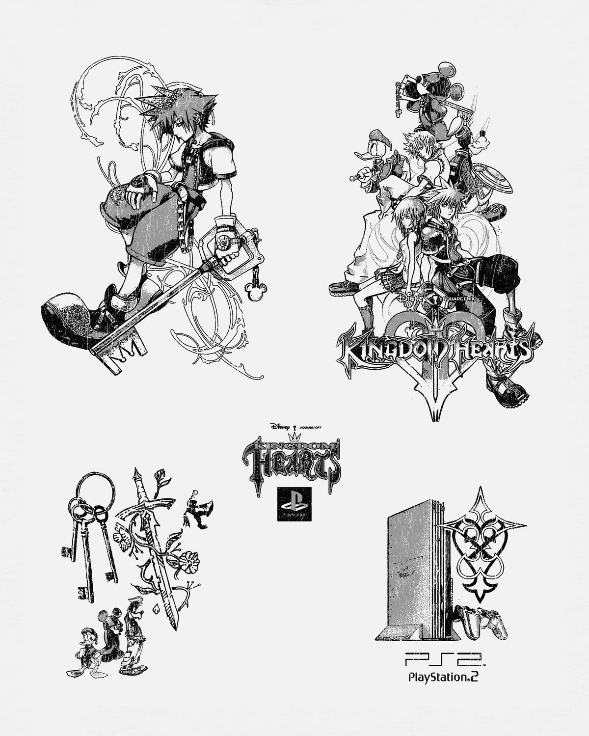 Keyblade T-Shirt - White