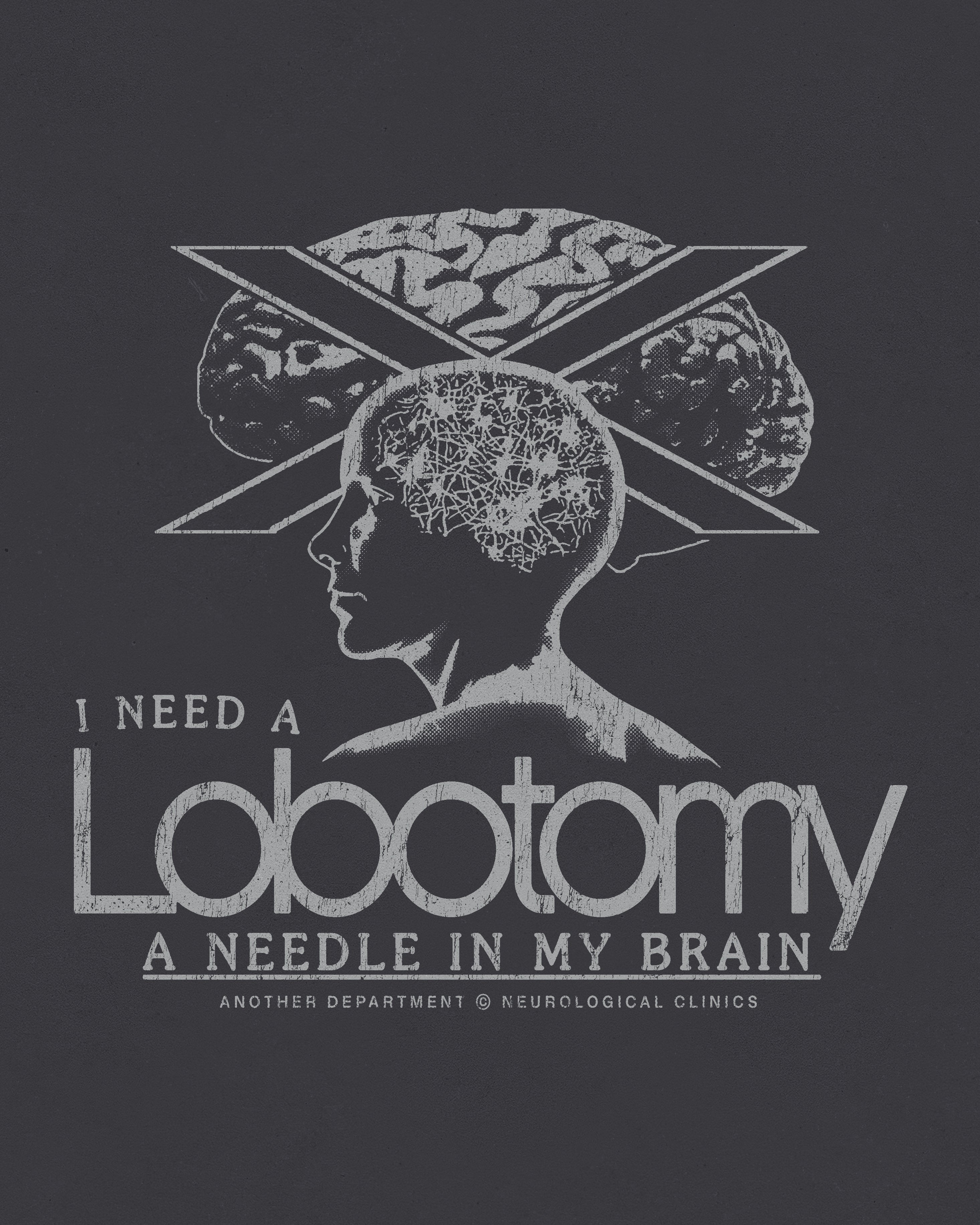 Lobotomy T-Shirt -  Slate
