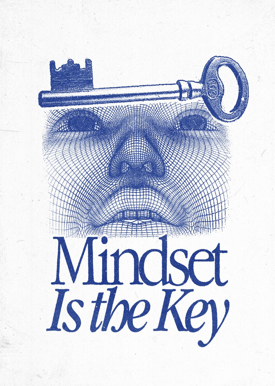 Mindset Is The Key - Print