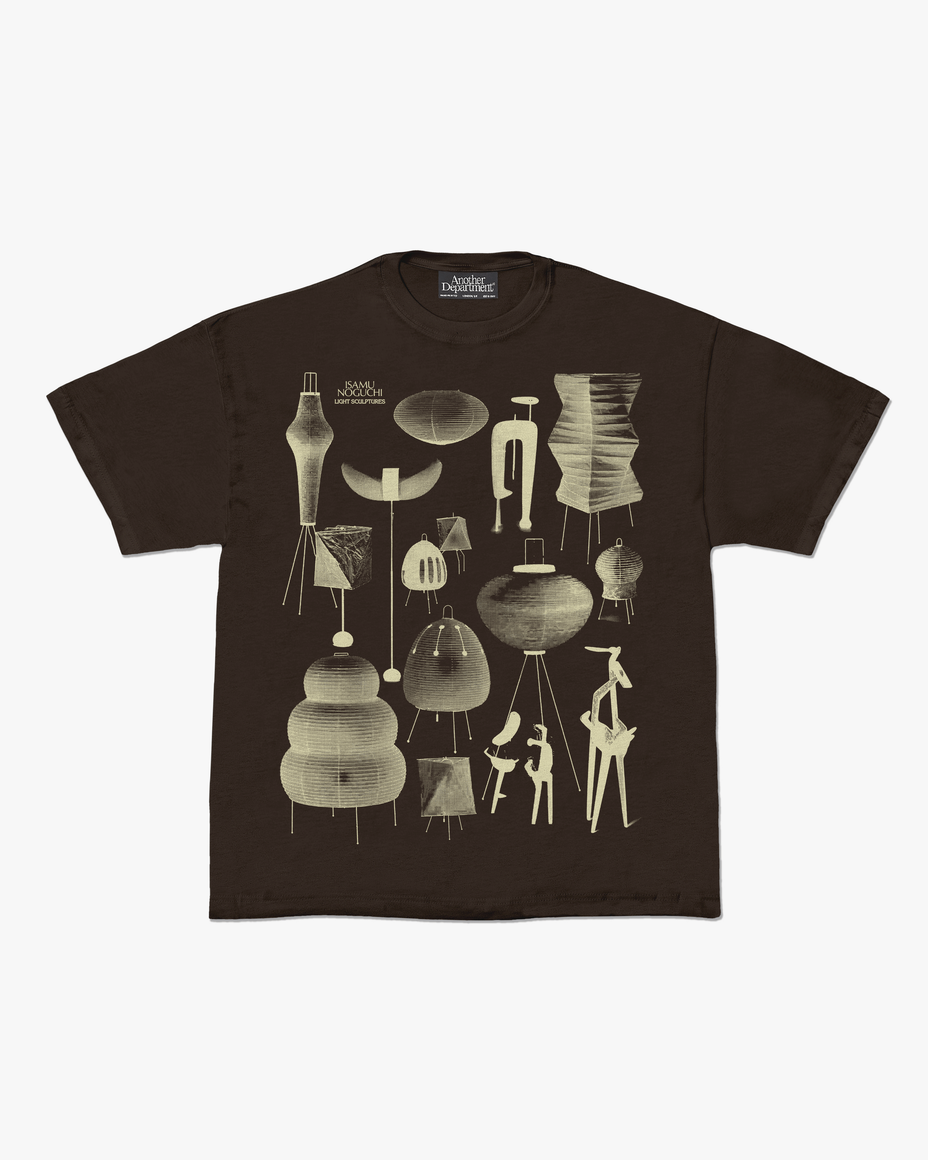 NOGUCHI Lamp T-Shirt - Brown