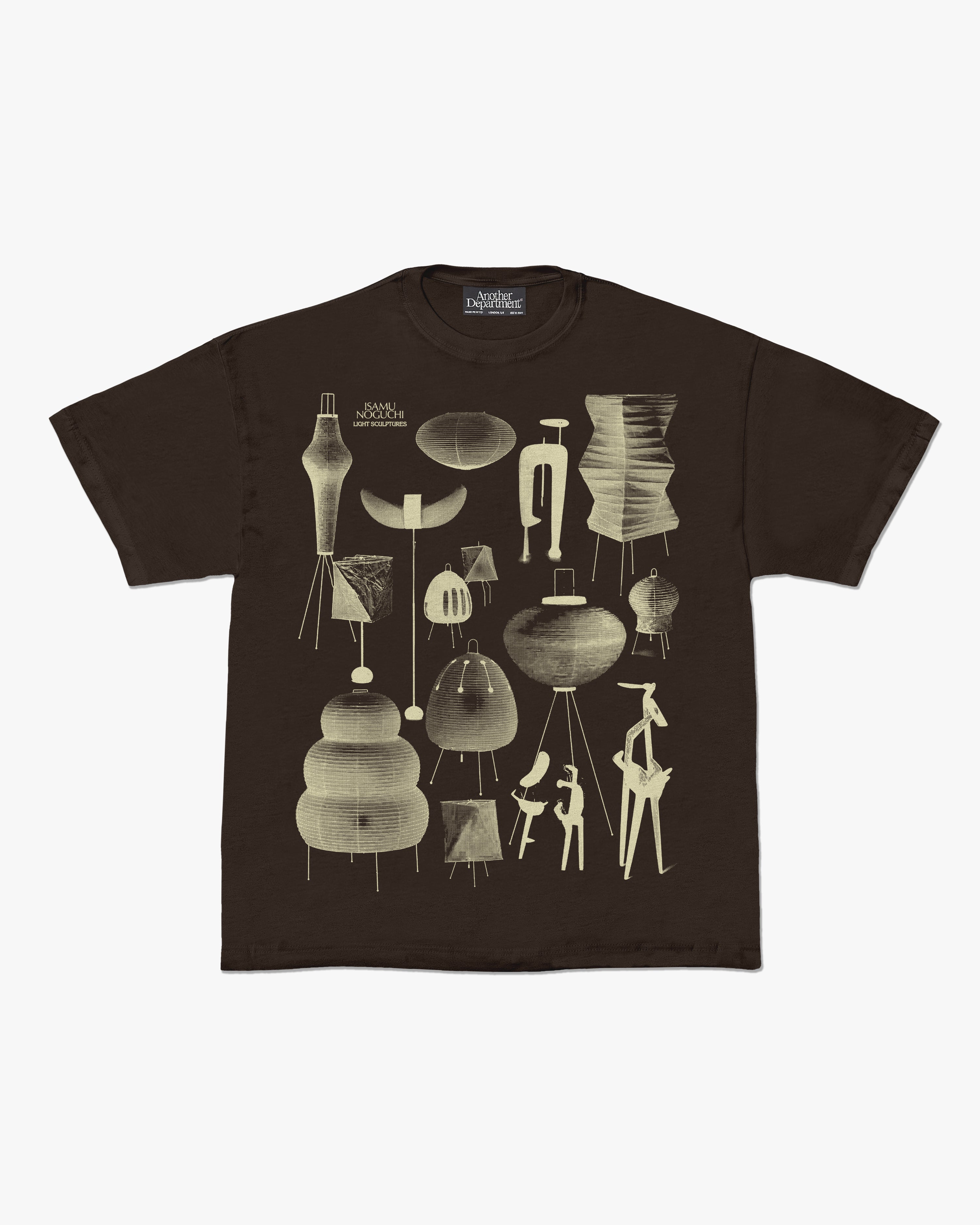 NOGUCHI Lamp T-Shirt - Brown