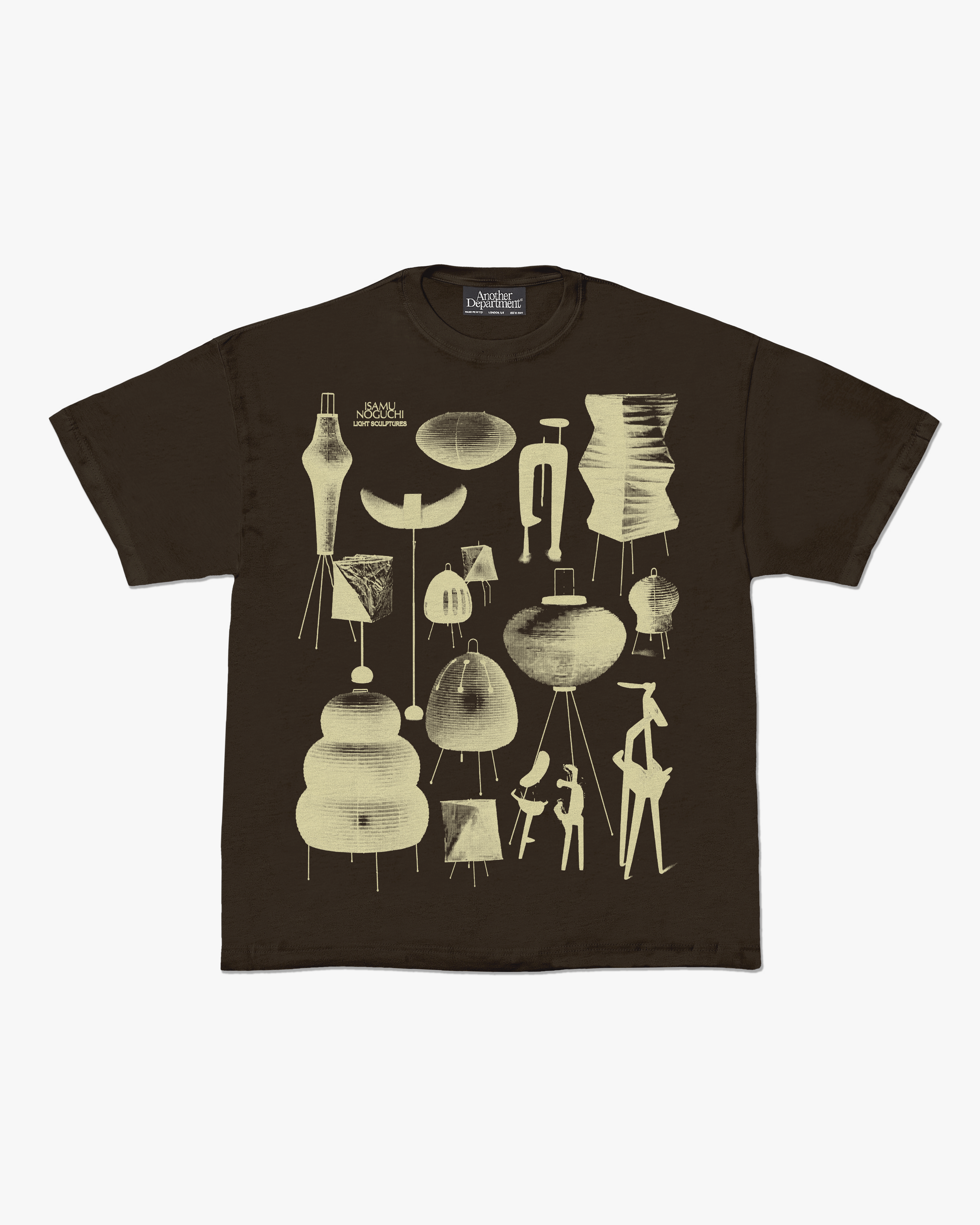 NOGUCHI Lamp T-Shirt - Brown