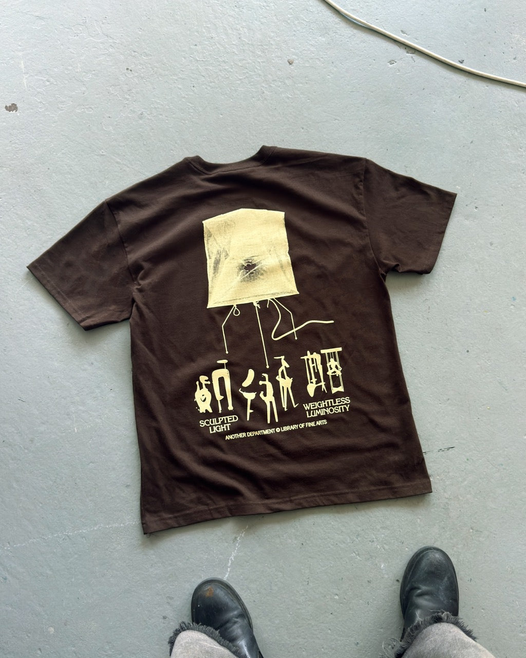NOGUCHI Lamp T-Shirt - Brown