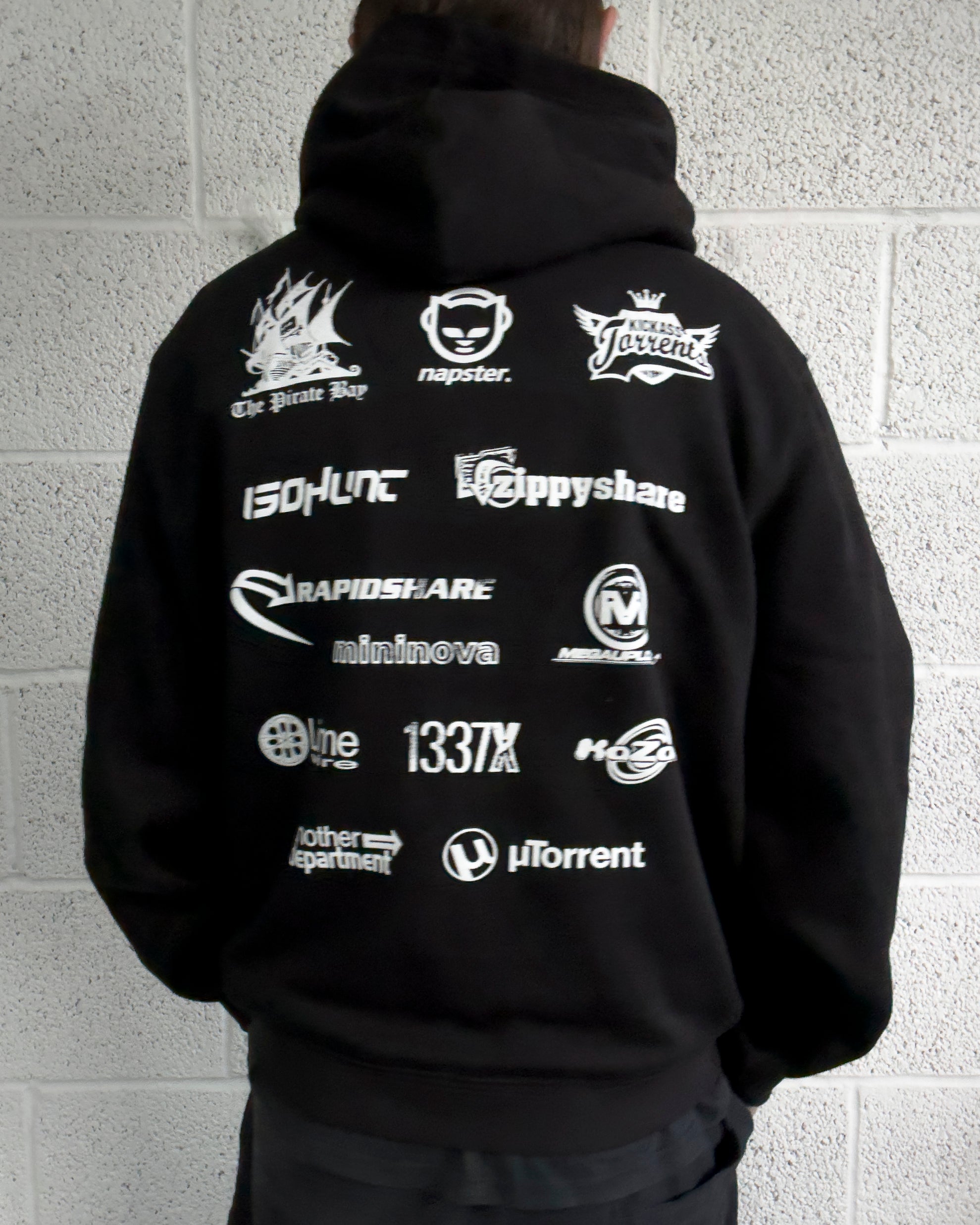Online Piracy Hoodie - Black