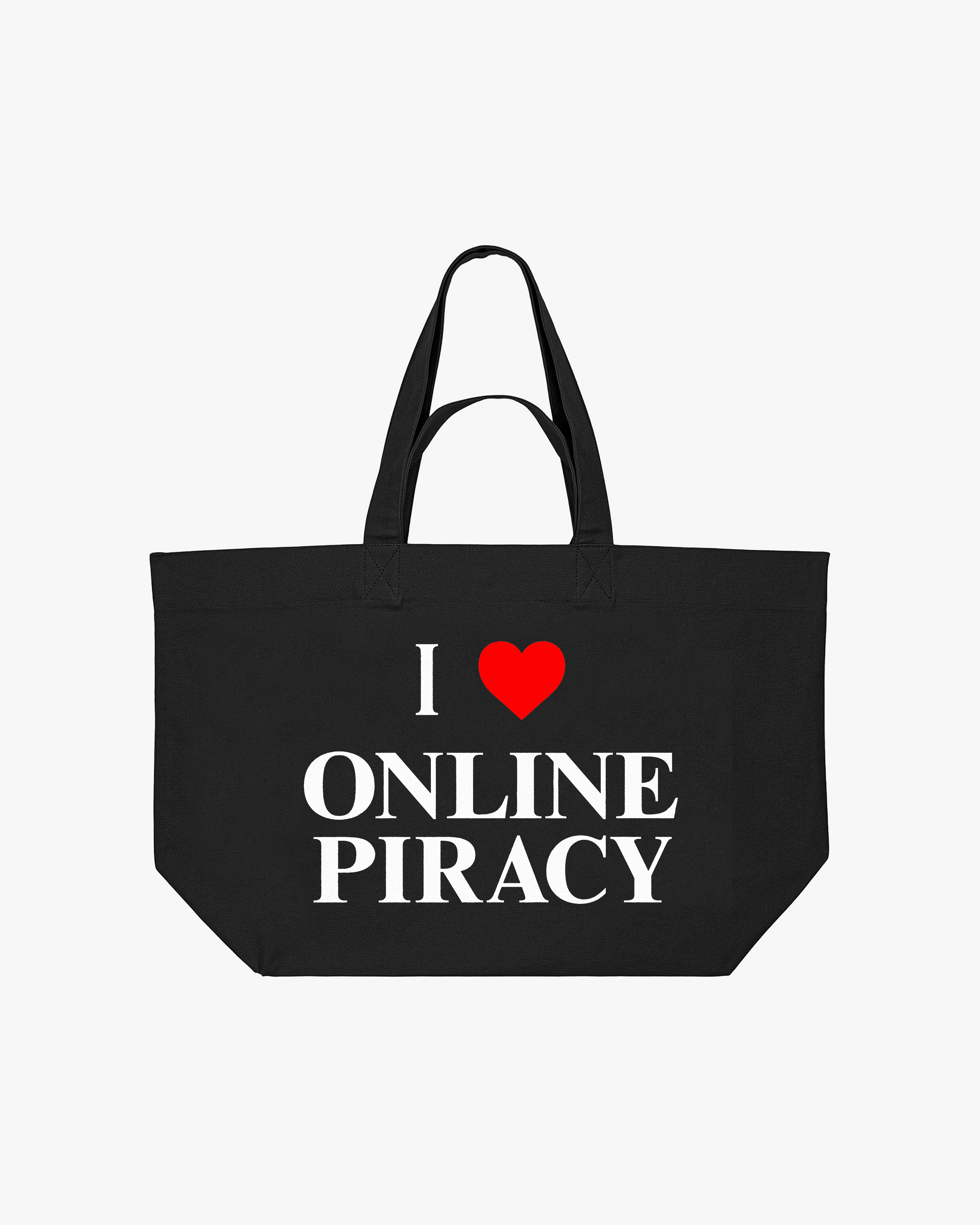 Online Piracy Tote - Black
