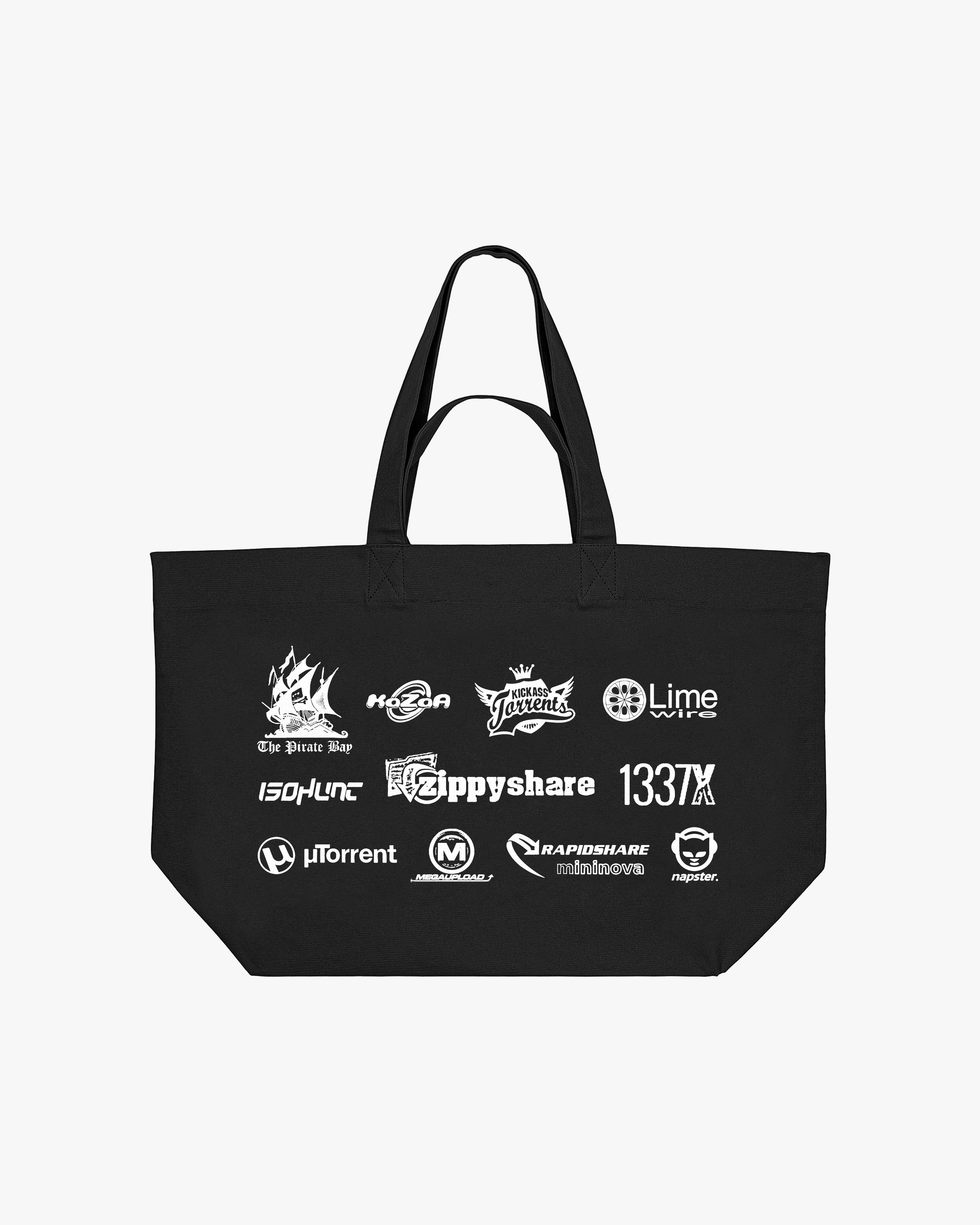 Online Piracy Tote - Black