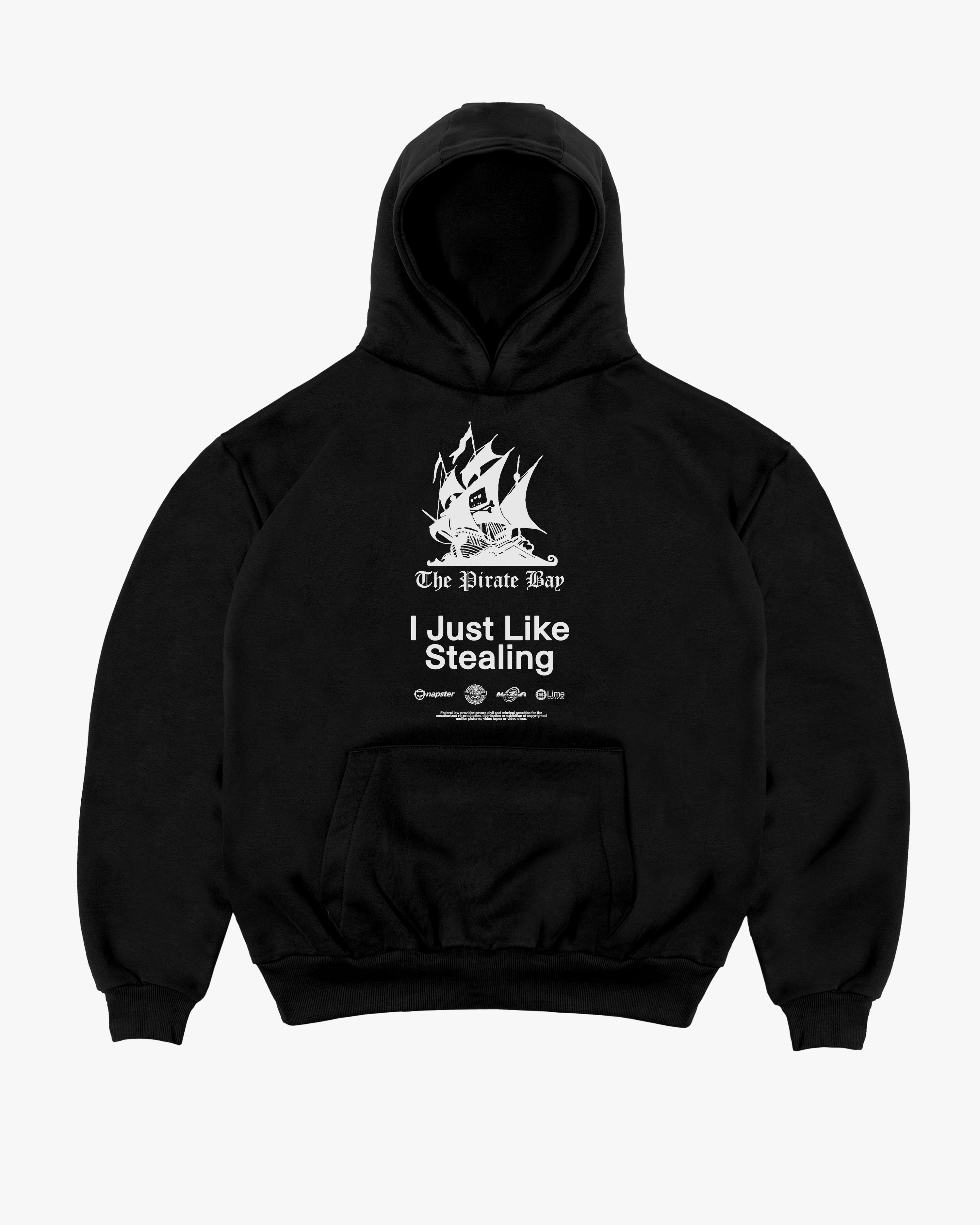 Pirate Bay Hoodie - Black