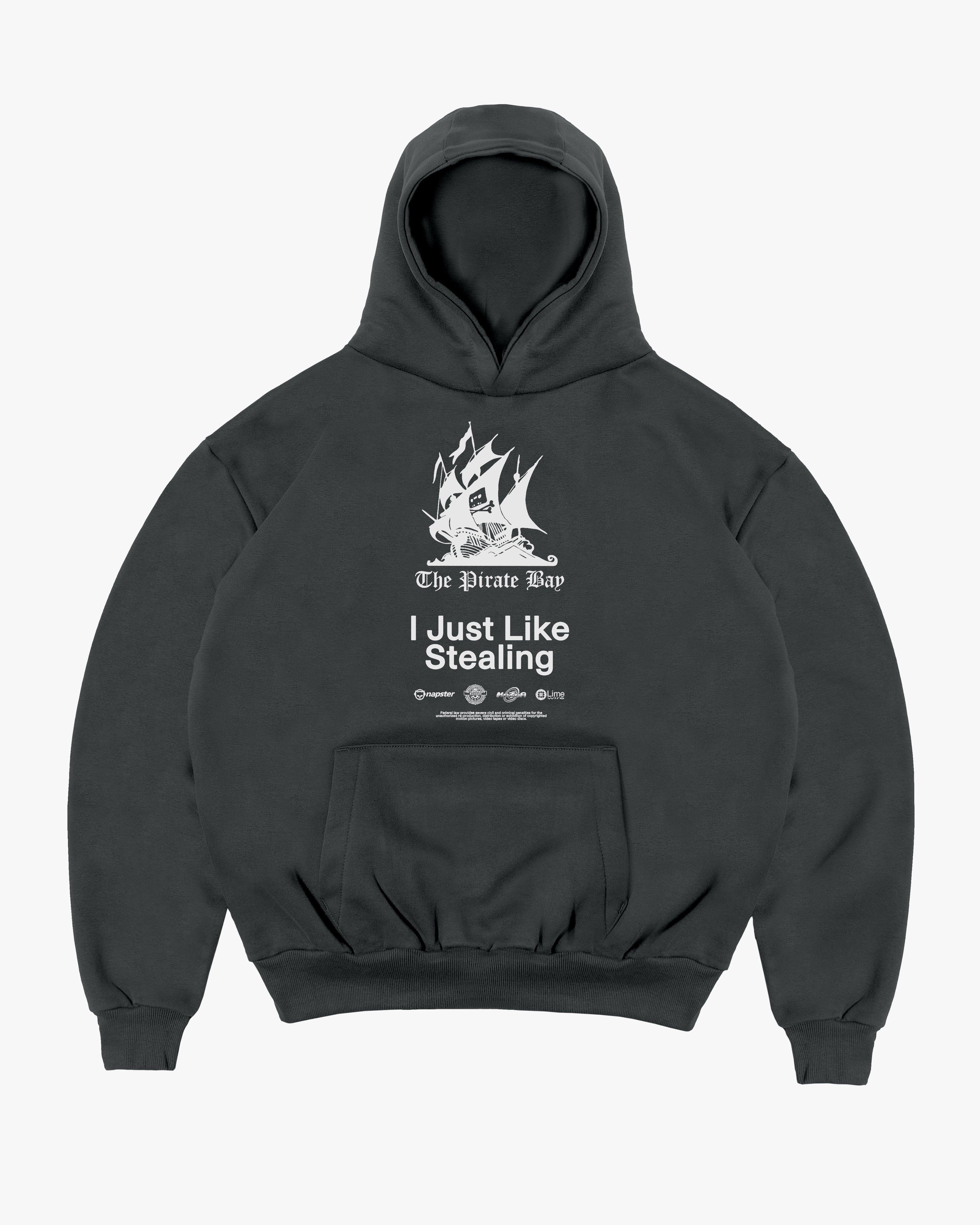 Pirate Bay Hoodie - Charcoal