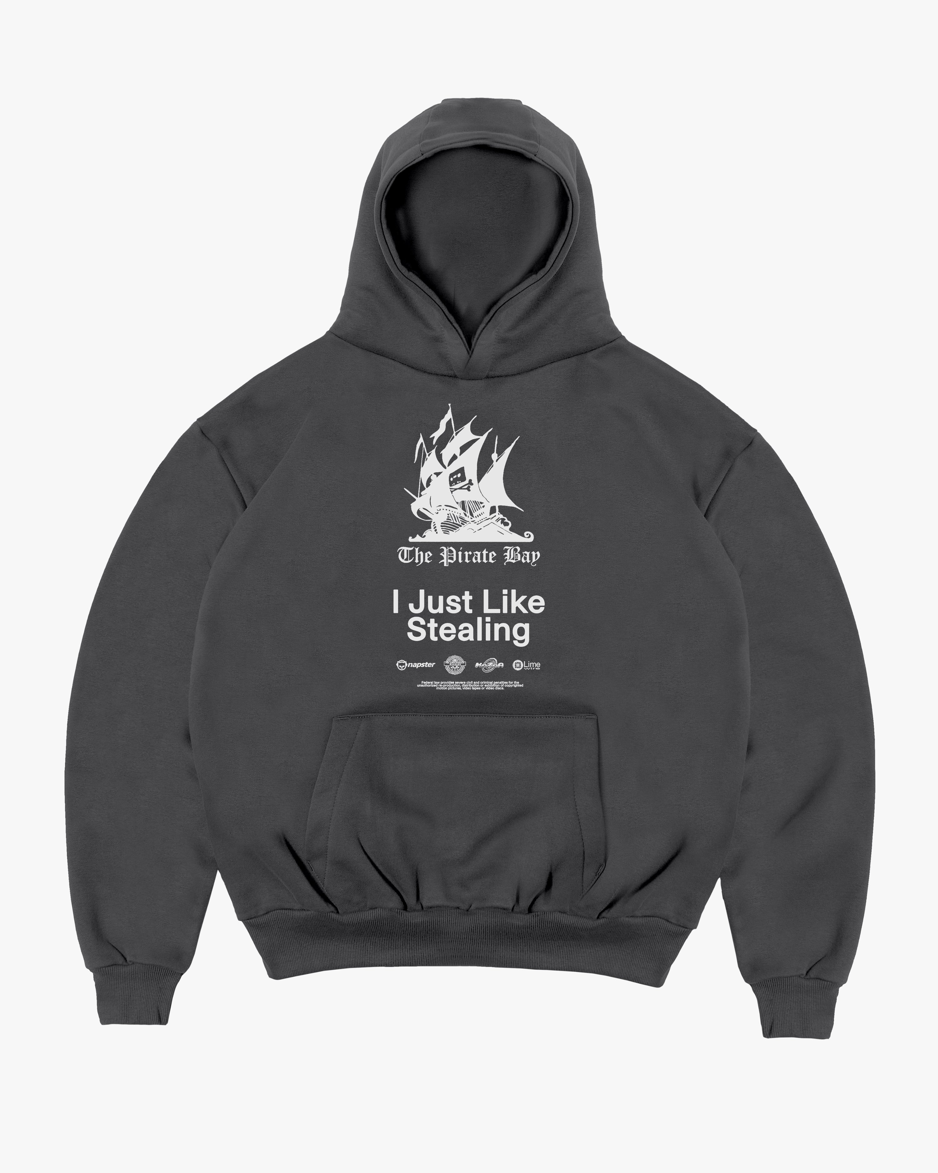 Pirate Bay Hoodie - Charcoal