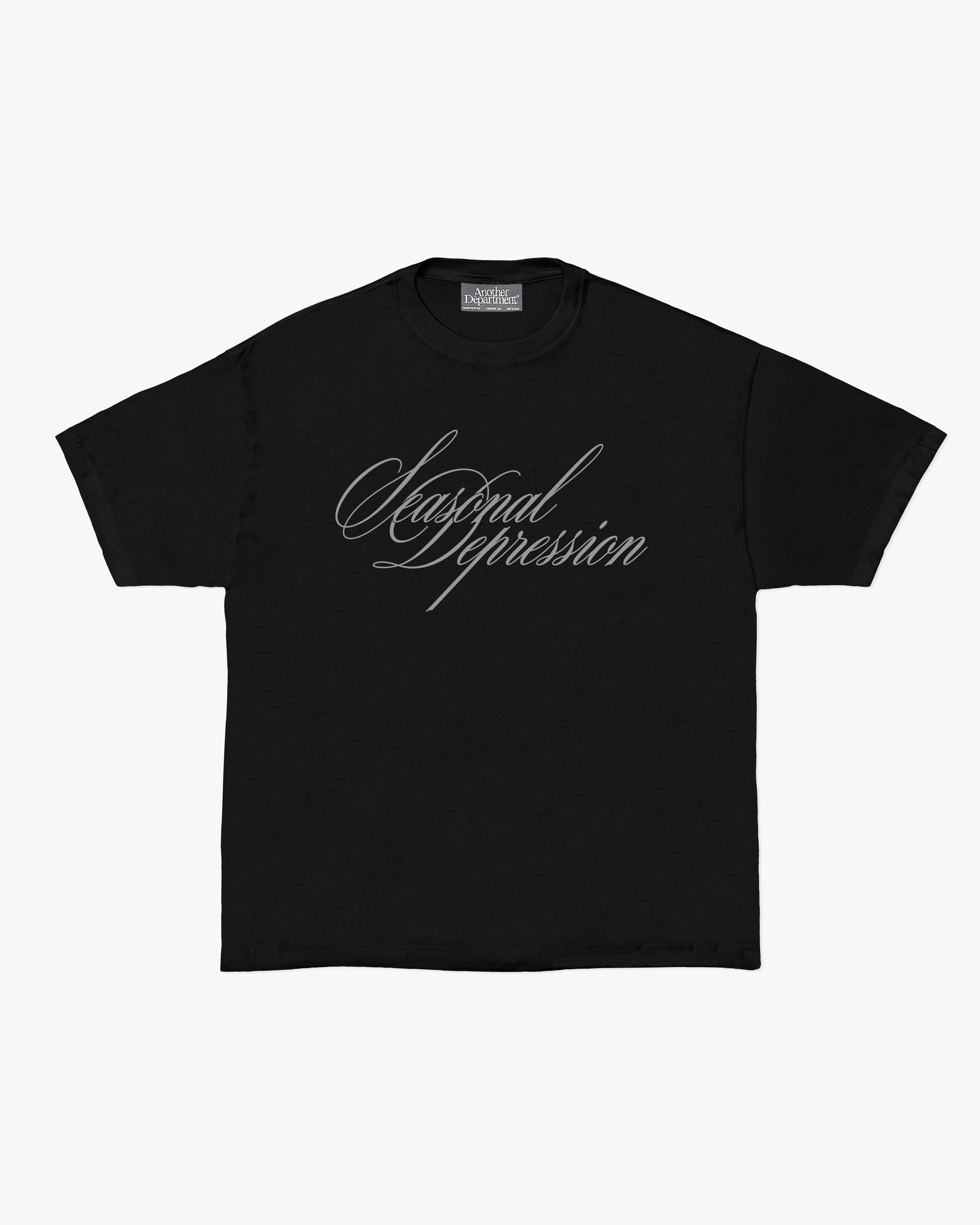 Seasonal Depression T-Shirt -  Black