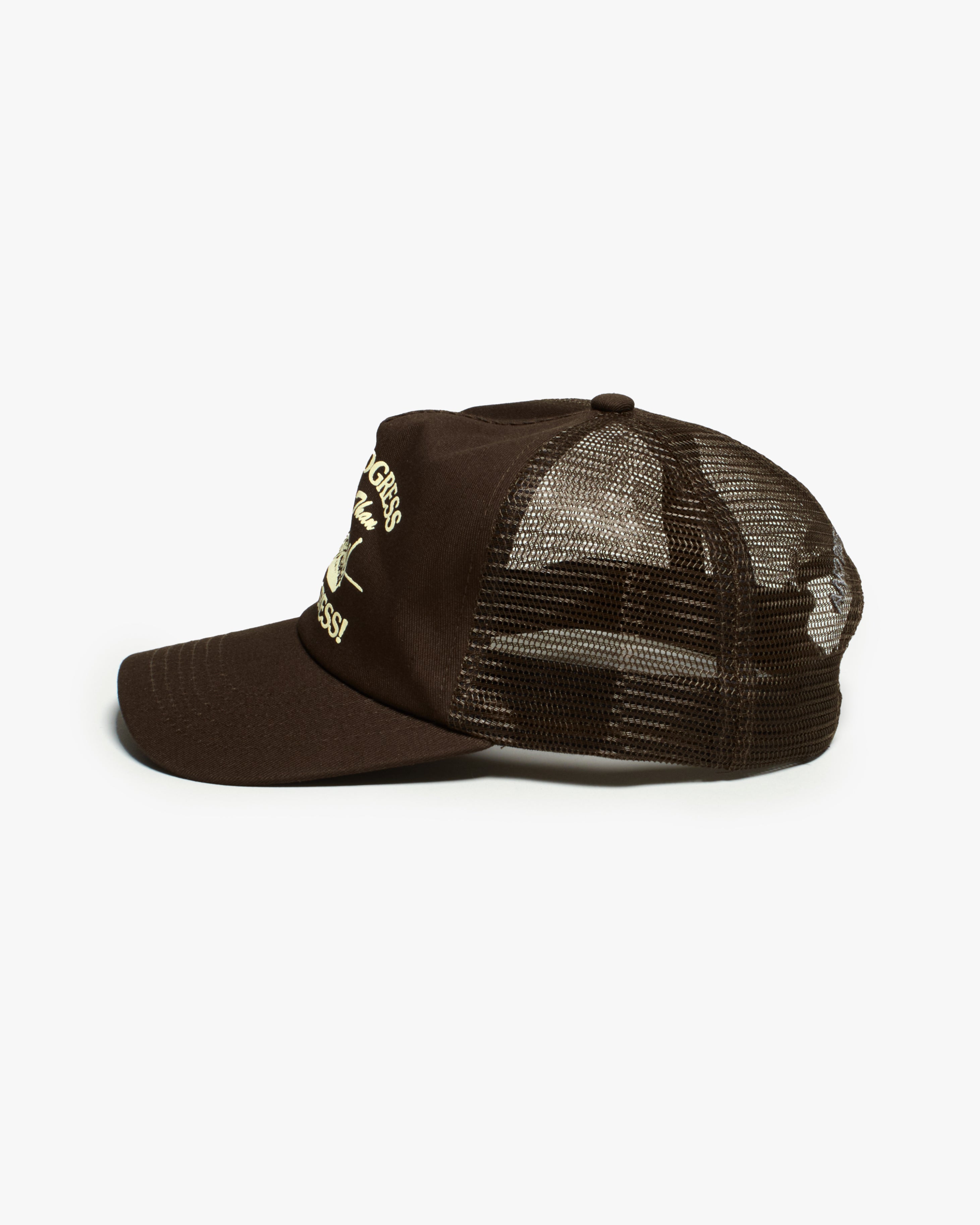 Slow Progress Trucker - Brown
