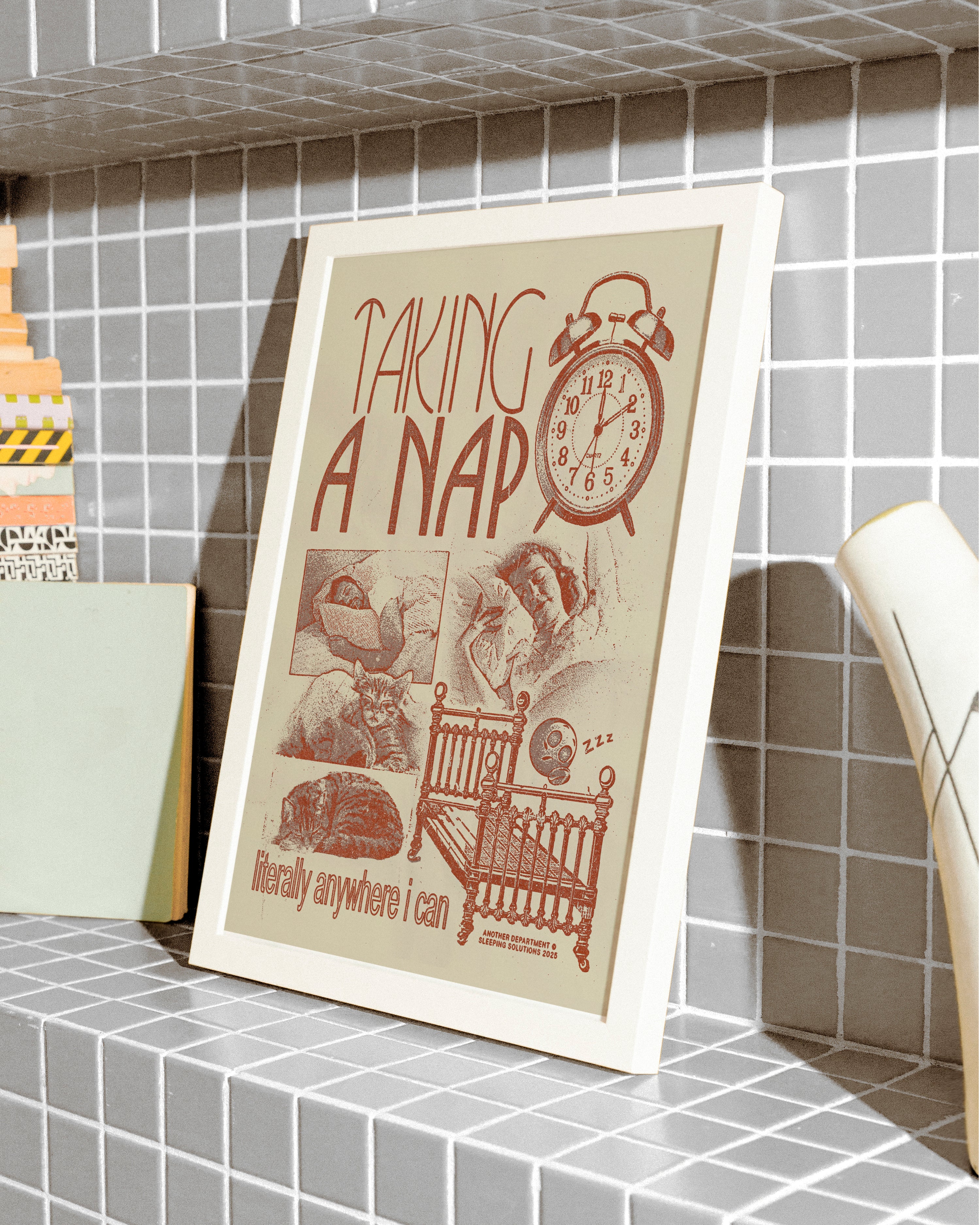 Taking A Nap - Print