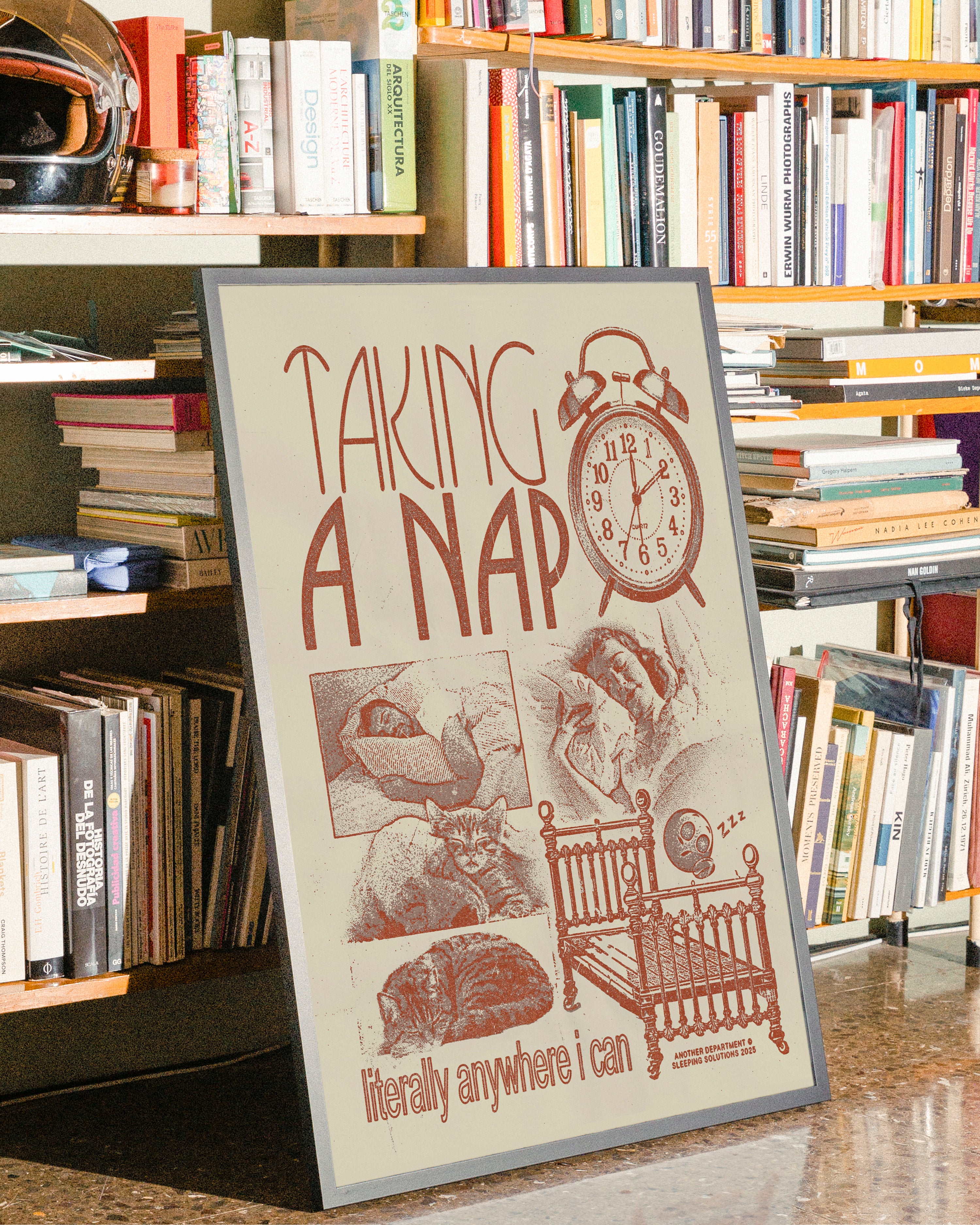 Taking A Nap - Print