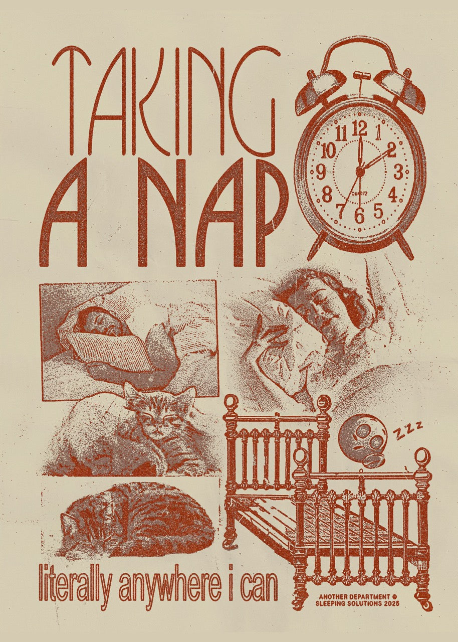 Taking A Nap - Print