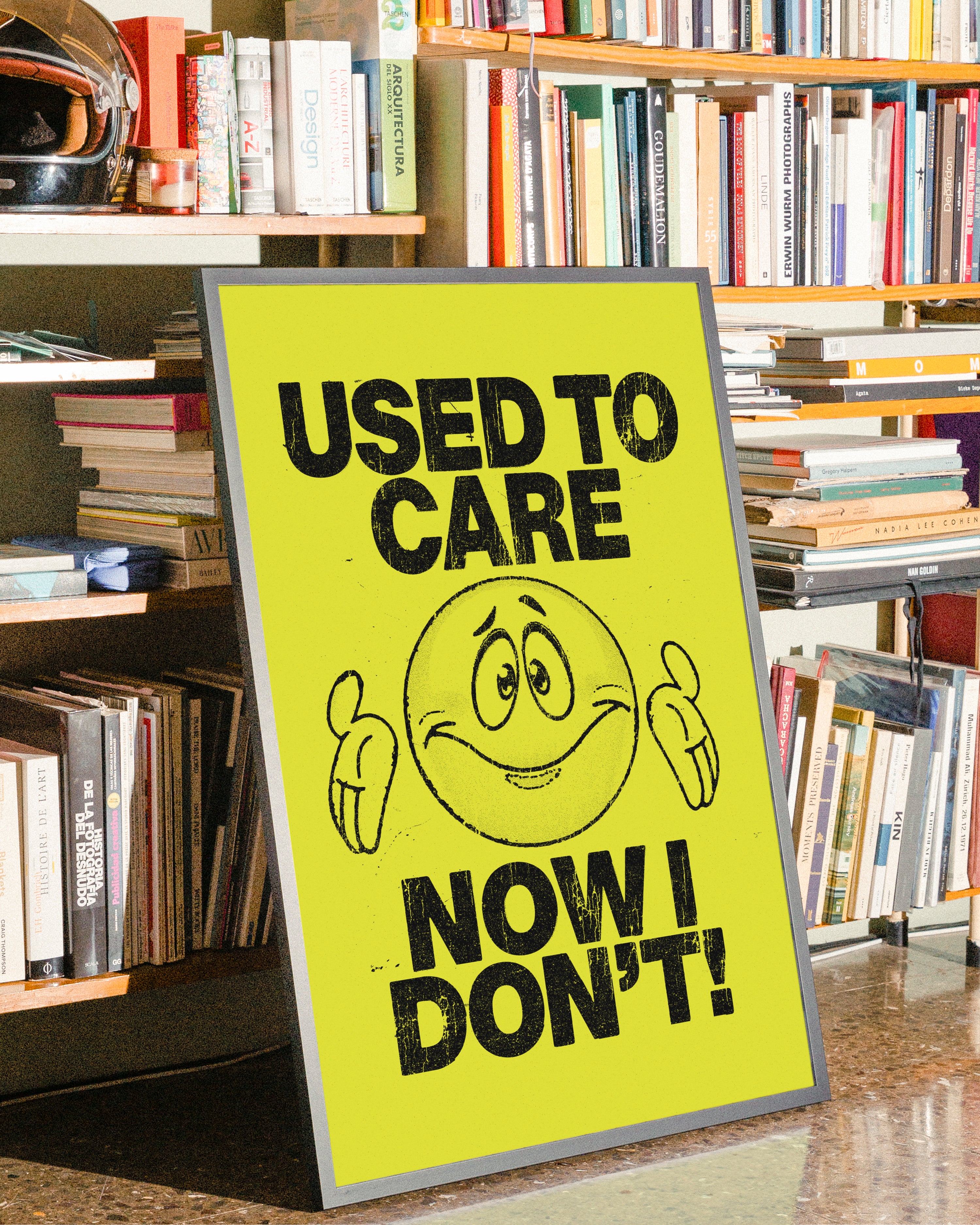 Used To Care - Print